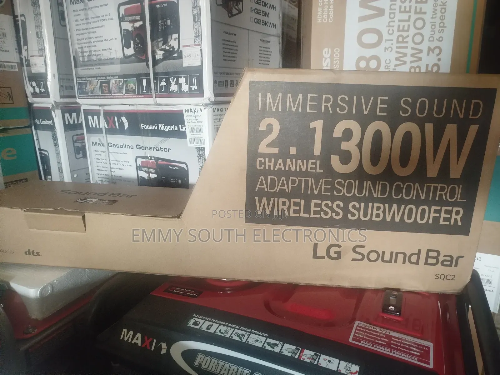 Lg Sound Bar Wireless Subwoofer 300 Watts