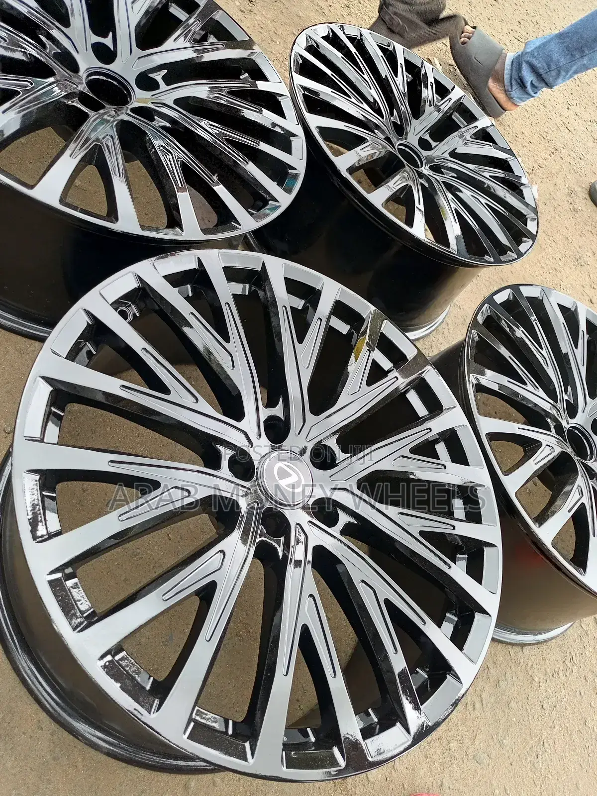 20 Inch Pure Black For Lexus Rx 350 2016/2018
