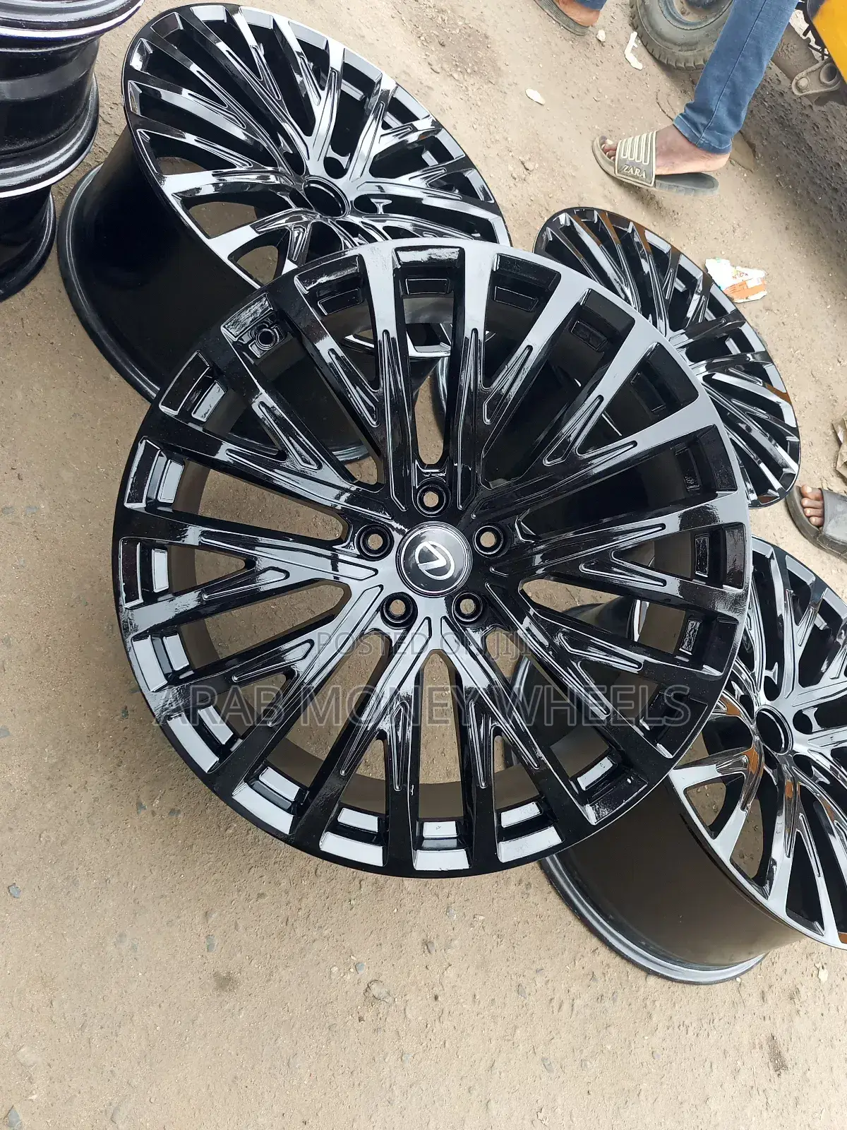 20 Inch Pure Black For Lexus Rx 350 2016/2018