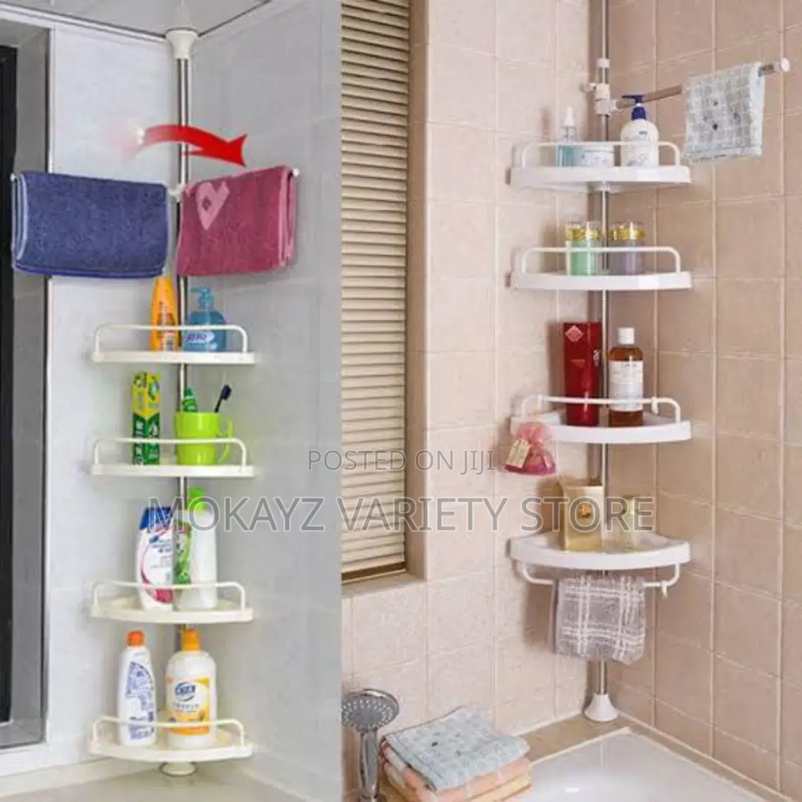 Multipurpose 4 Tiers Corner Shelf