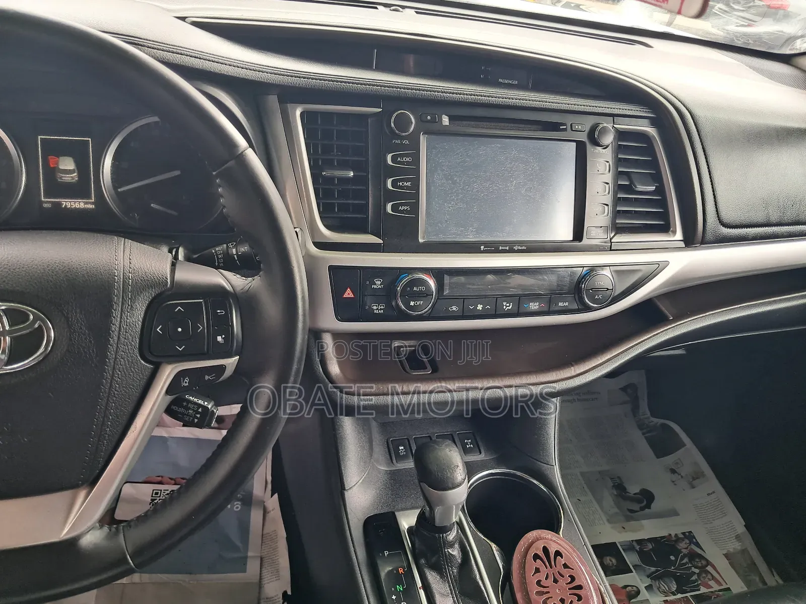 Toyota Highlander Limited 4x4 V6 (3.5L 6cyl 8A) 2018 Black