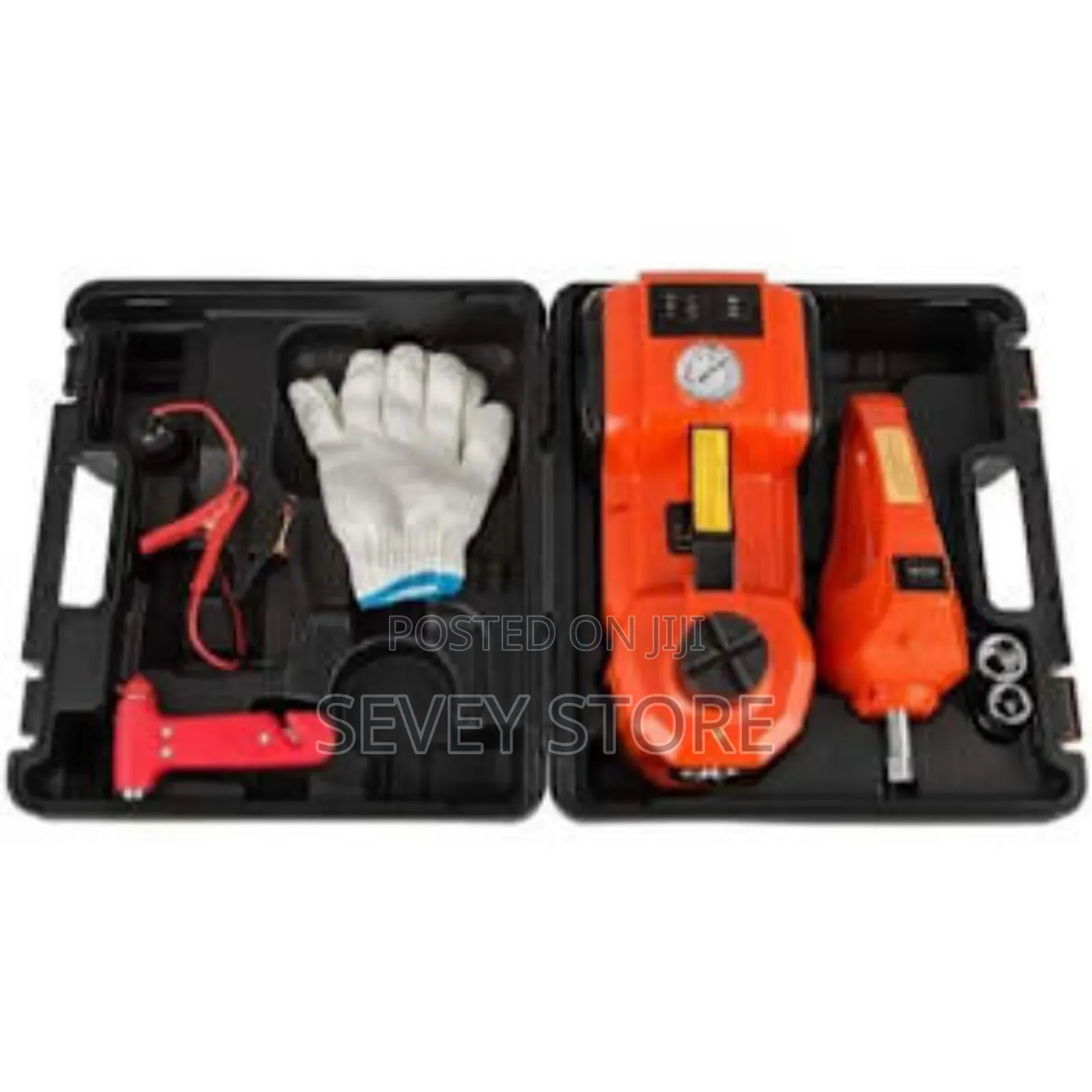 Hydraulic Floor Jack 12v With Electric Impact Wrench 4 in 1
