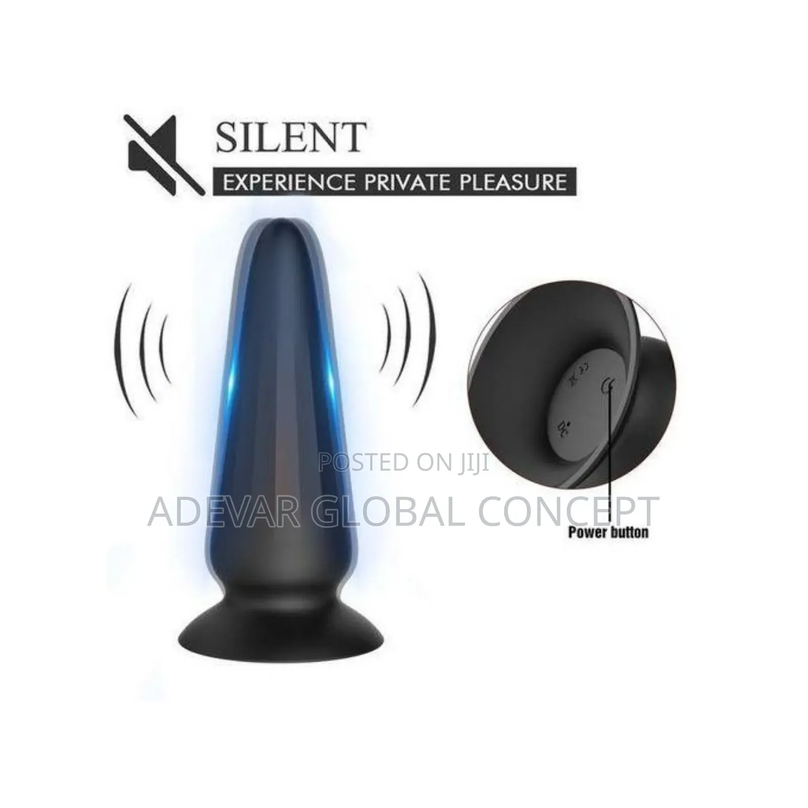Rechargeable Adult Anal Butt Plug Vibrator Sex Toy for Women