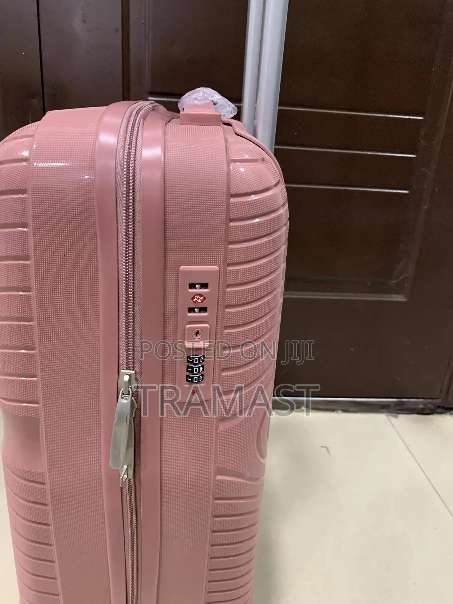 Travel In Style With Jing Pin Rubber 3-set Travel Luggage