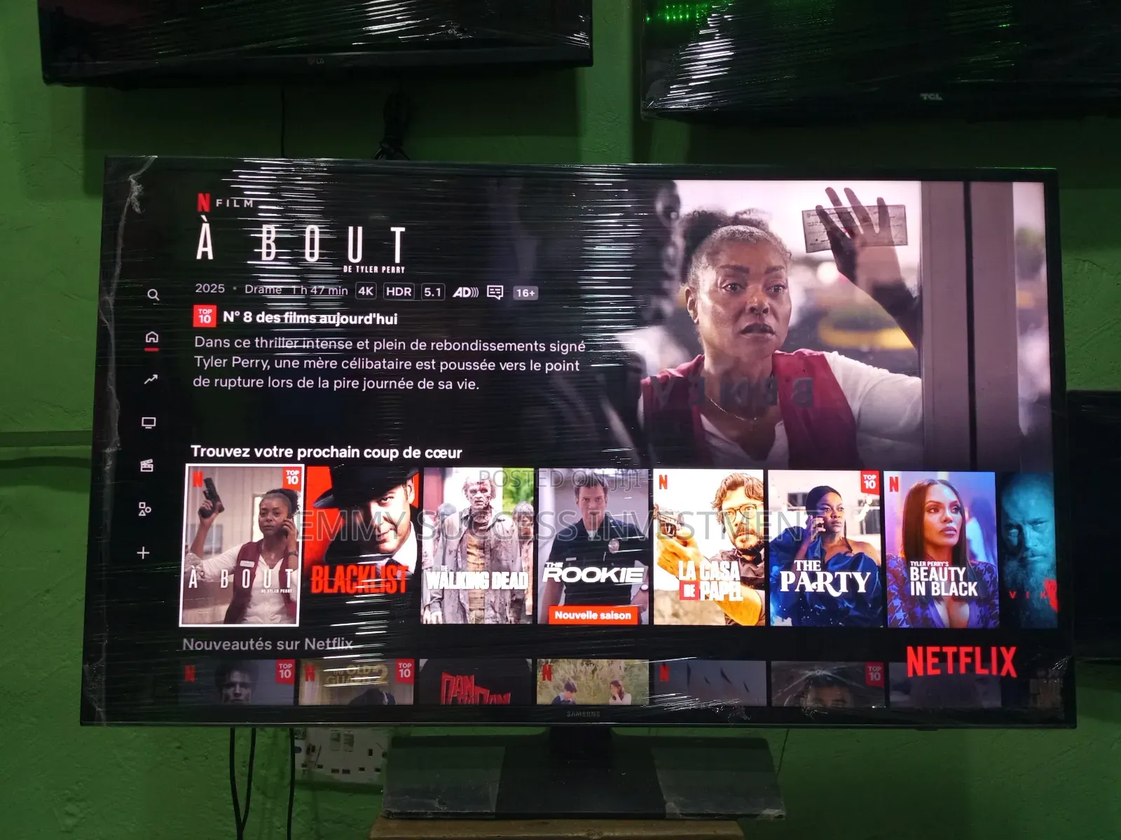 43" Uk Used Samsung Smart Tv
