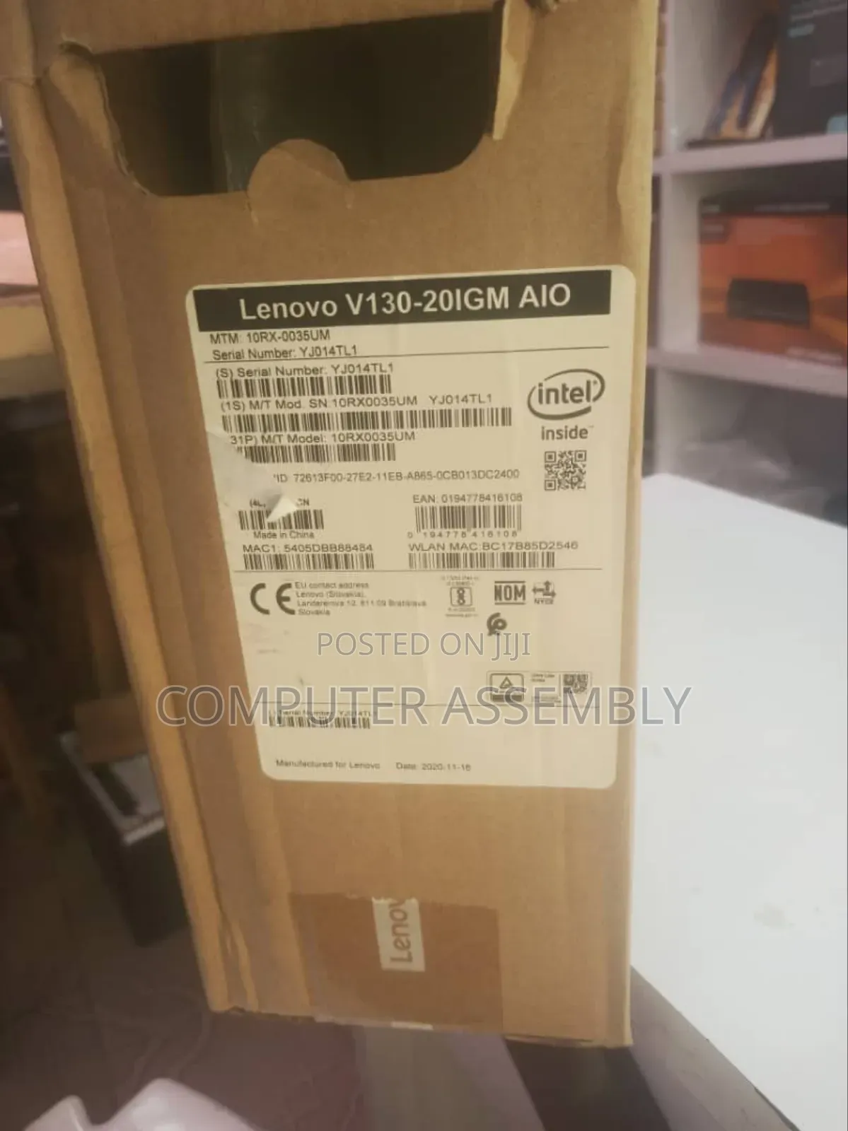 New Desktop Computer Lenovo V130 AIO 4GB Intel Pentium HDD 1T