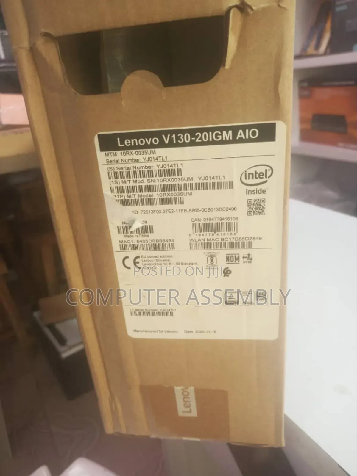 New Desktop Computer Lenovo V130 AIO 4GB Intel Pentium HDD 1T