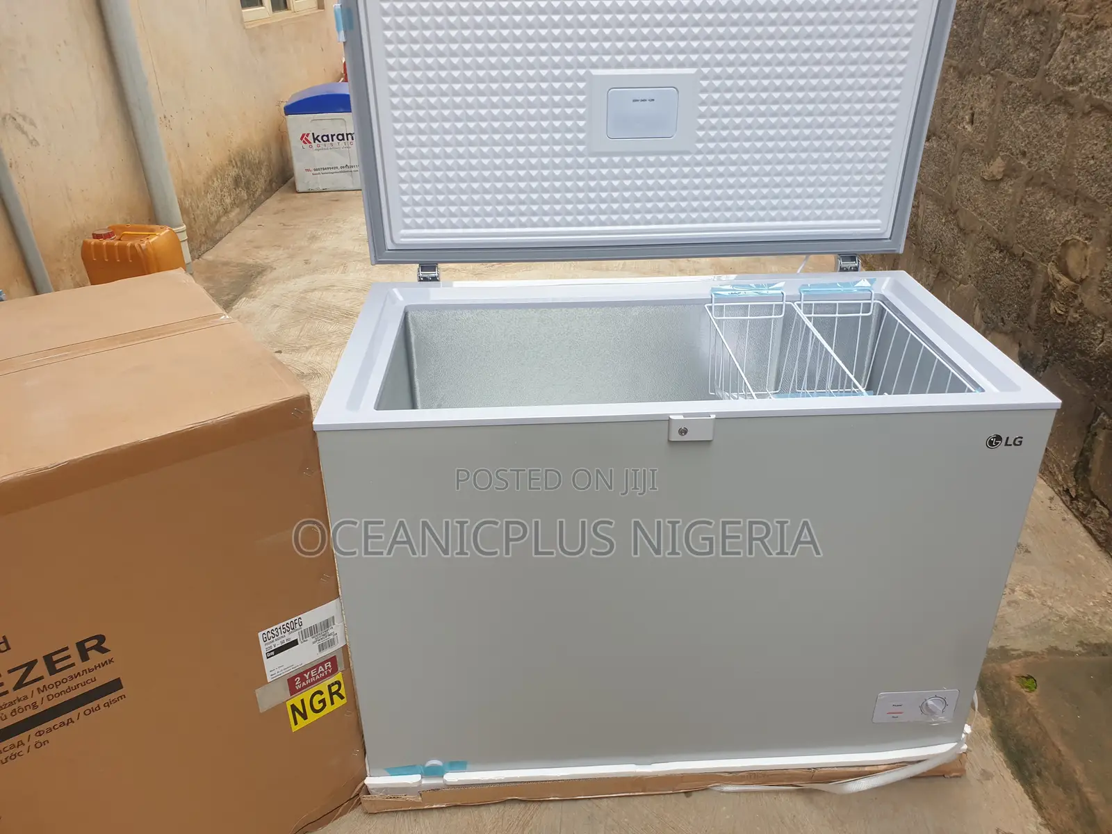 Lg Extrahold Chest Freezer 280l (Gcs315sqfg)