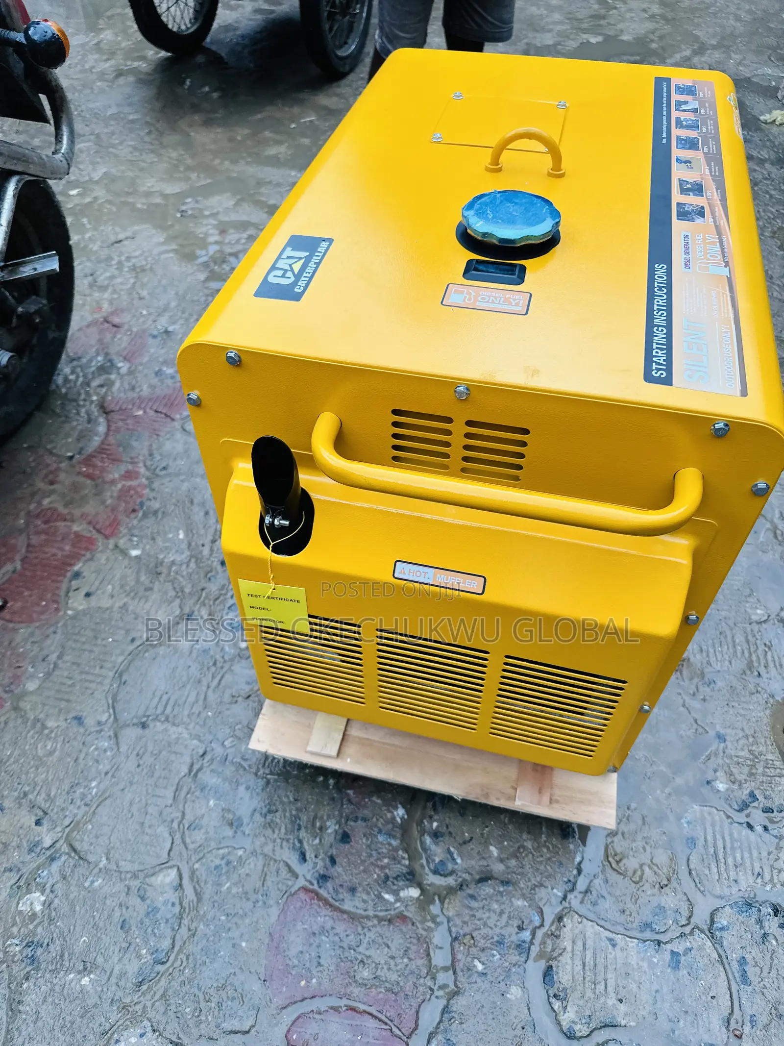10.5kva Cat Caterpillars Soundproof Generator Uk