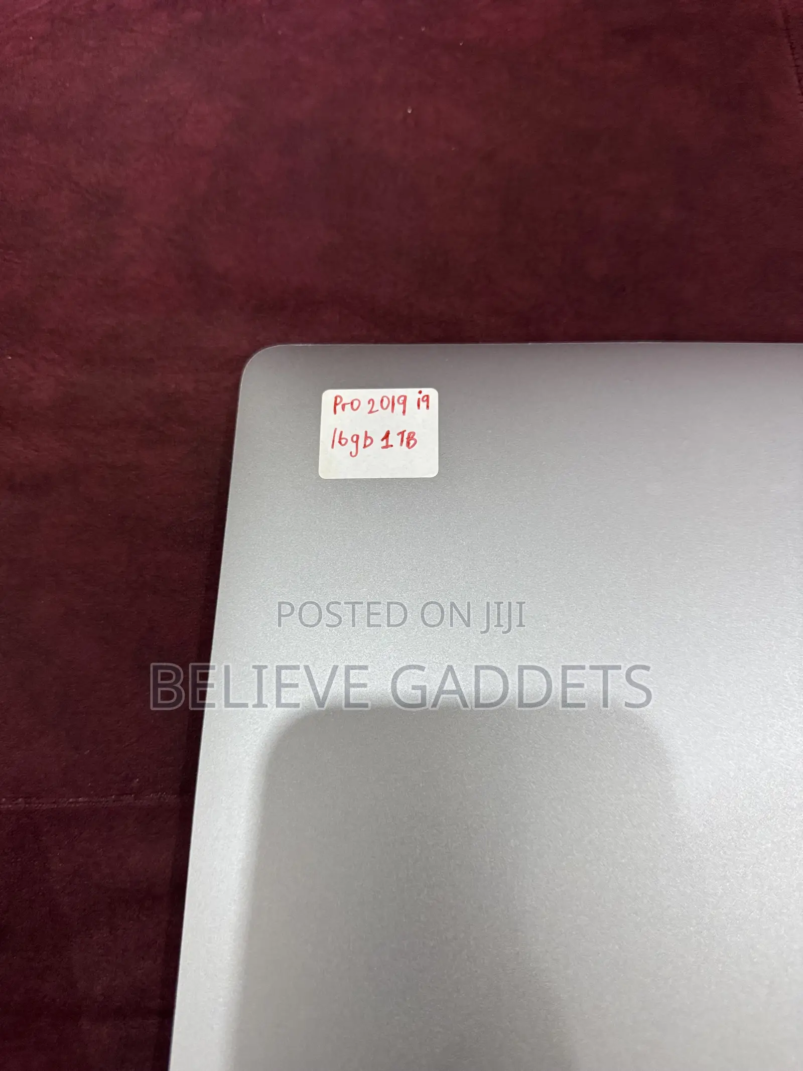Laptop Apple MacBook Pro 2019 16GB Intel Core I9 SSD 1T