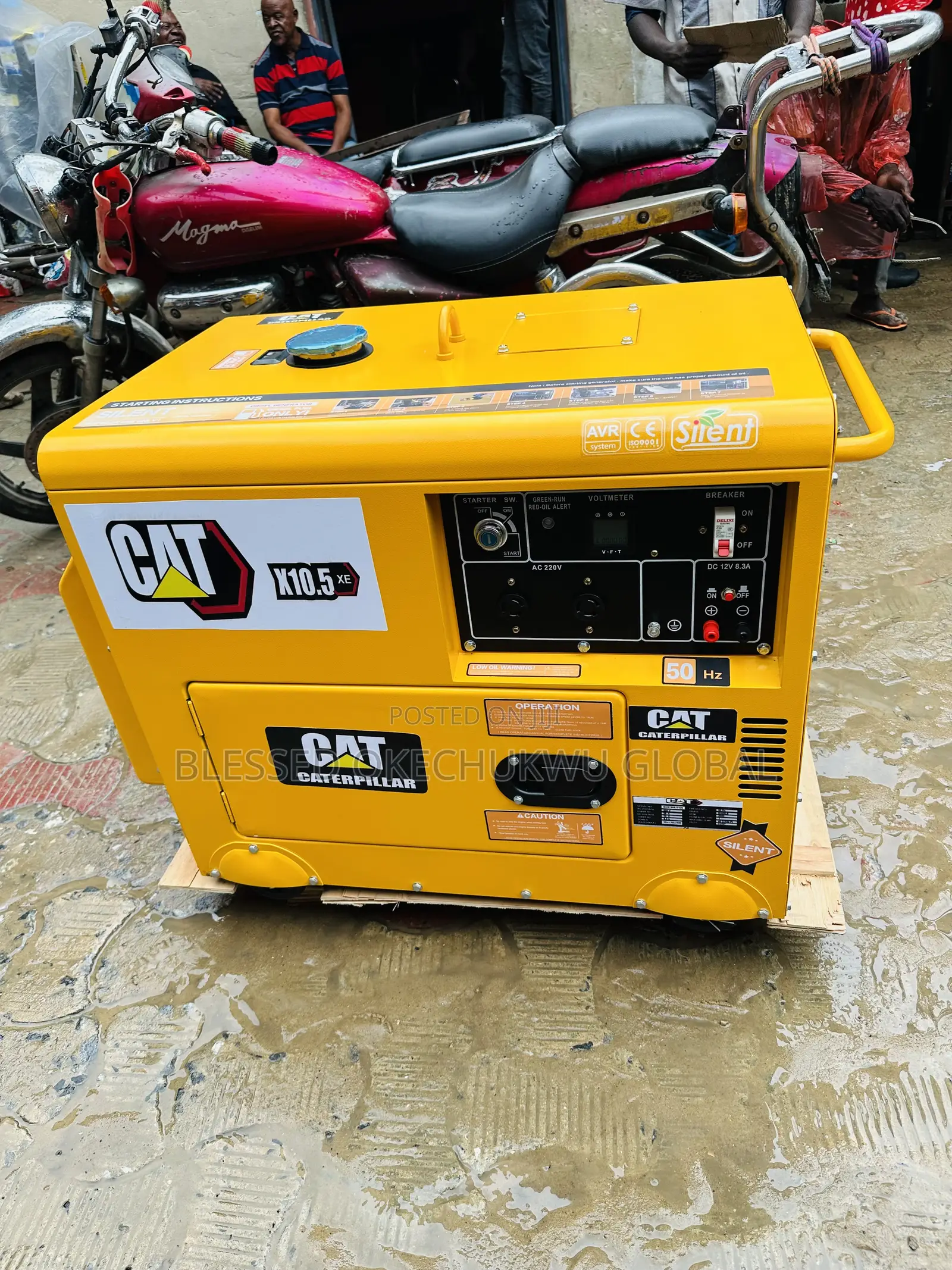 10.5kva Cat Caterpillars Soundproof Generator Uk