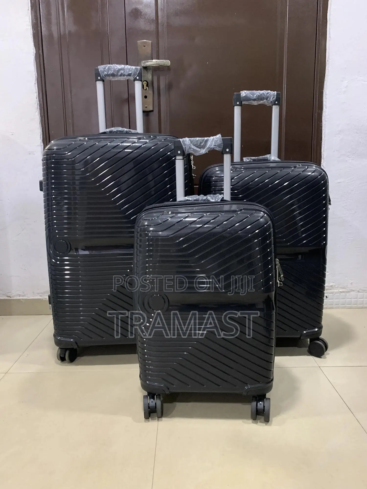 Black Jing Pin Durable Luggage Set