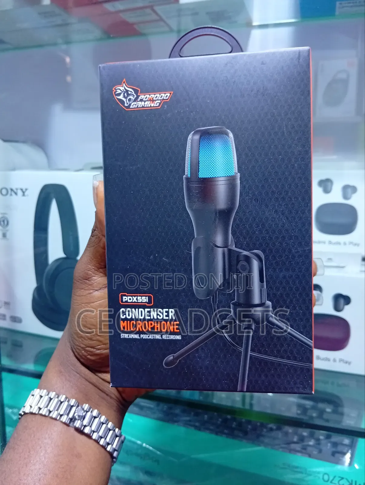 Porodo Gaming Pdx551 Condenser Microphone,