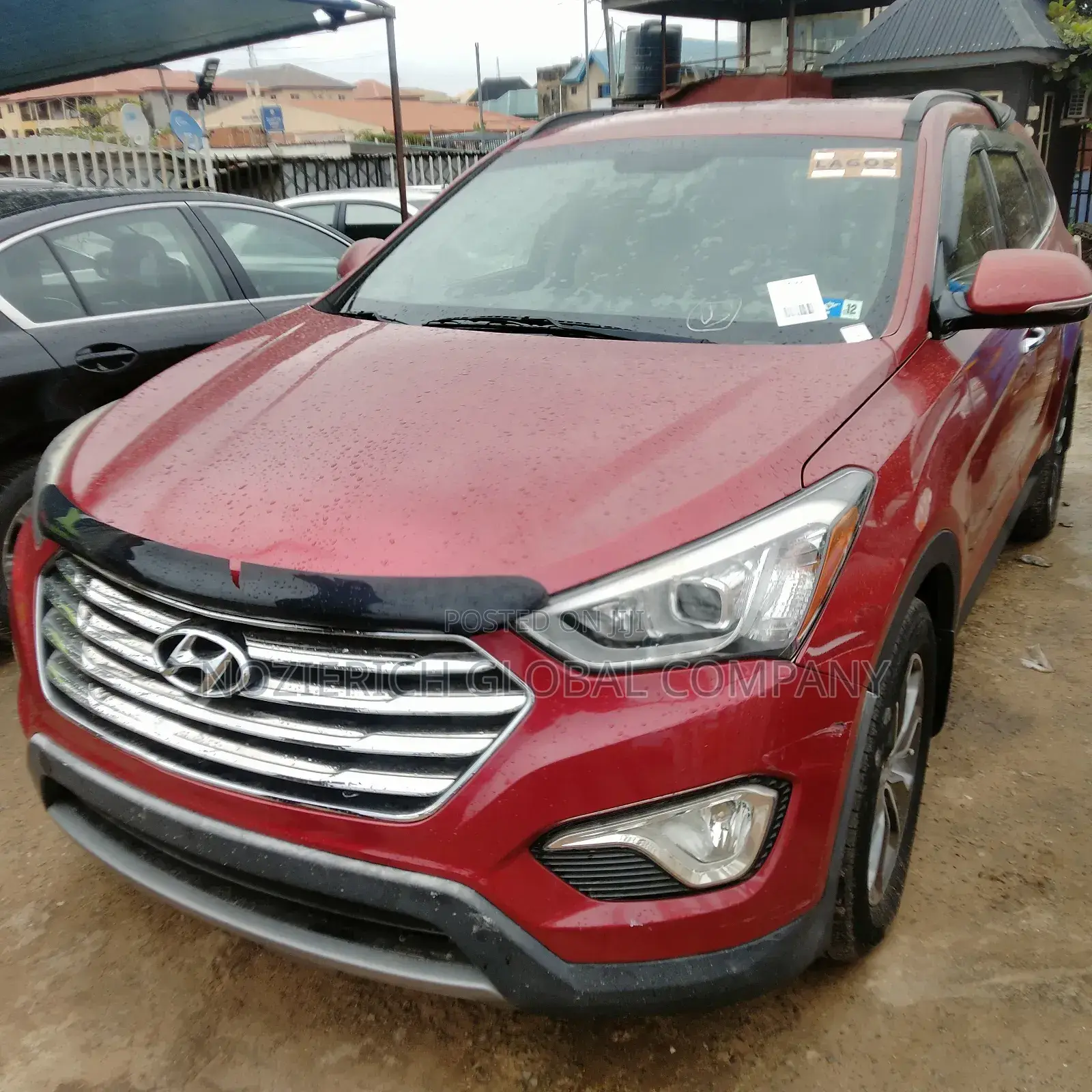 Hyundai Santa Fe GLS 4dr SUV AWD (3.3L 6cyl 6A) 2014 Red