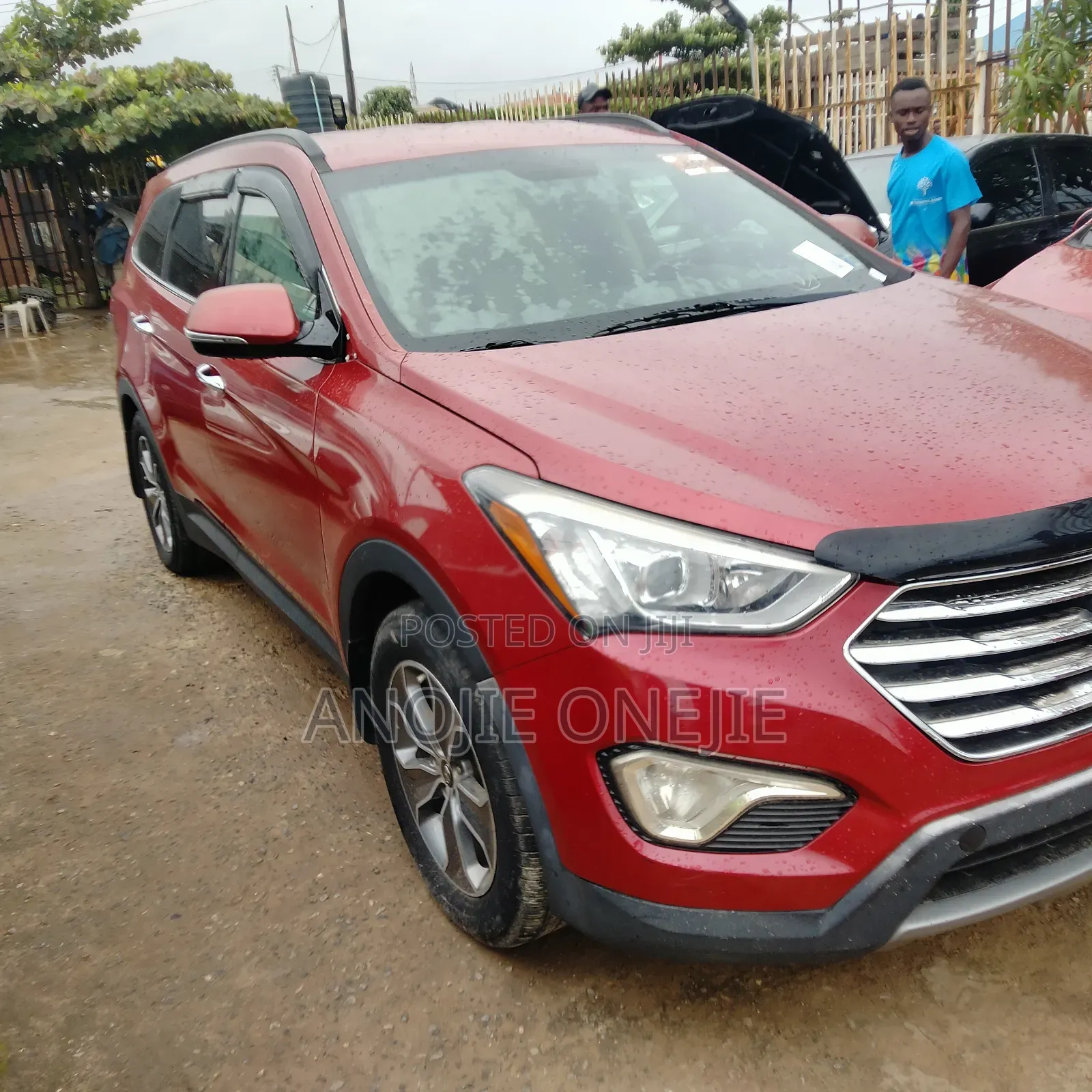 Hyundai Santa Fe GLS 4dr SUV AWD (3.3L 6cyl 6A) 2014 Red