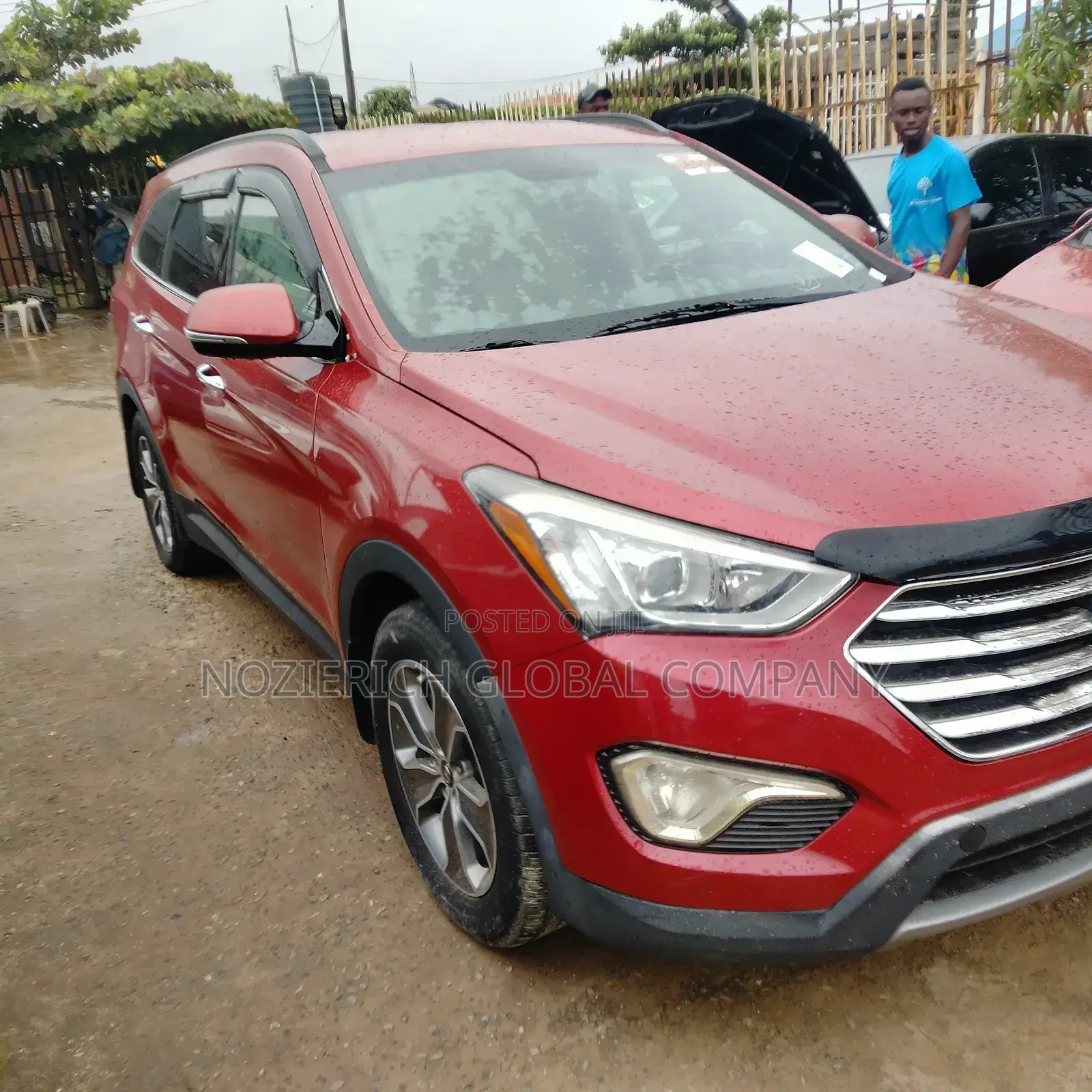 Hyundai Santa Fe GLS 4dr SUV AWD (3.3L 6cyl 6A) 2014 Red