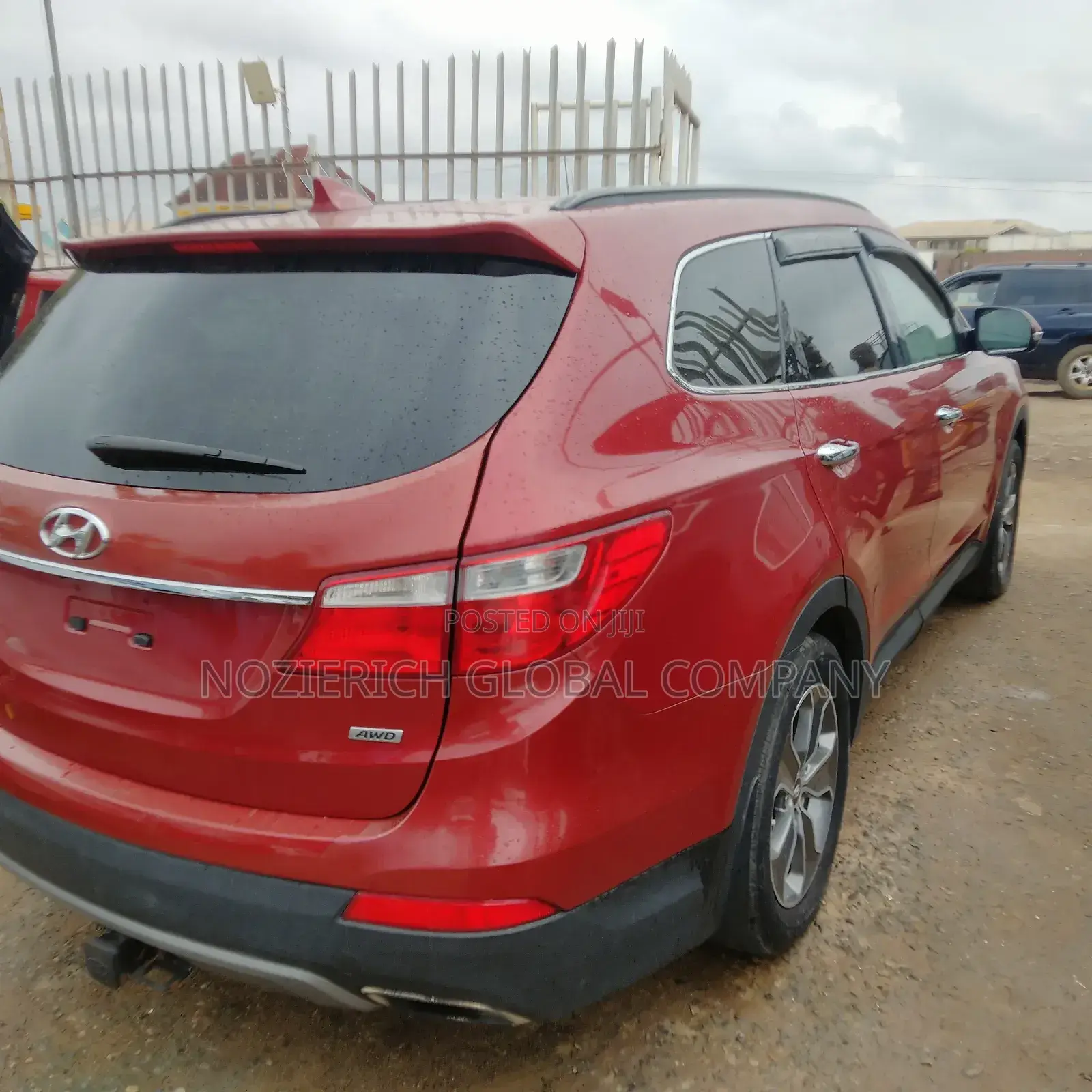 Hyundai Santa Fe GLS 4dr SUV AWD (3.3L 6cyl 6A) 2014 Red