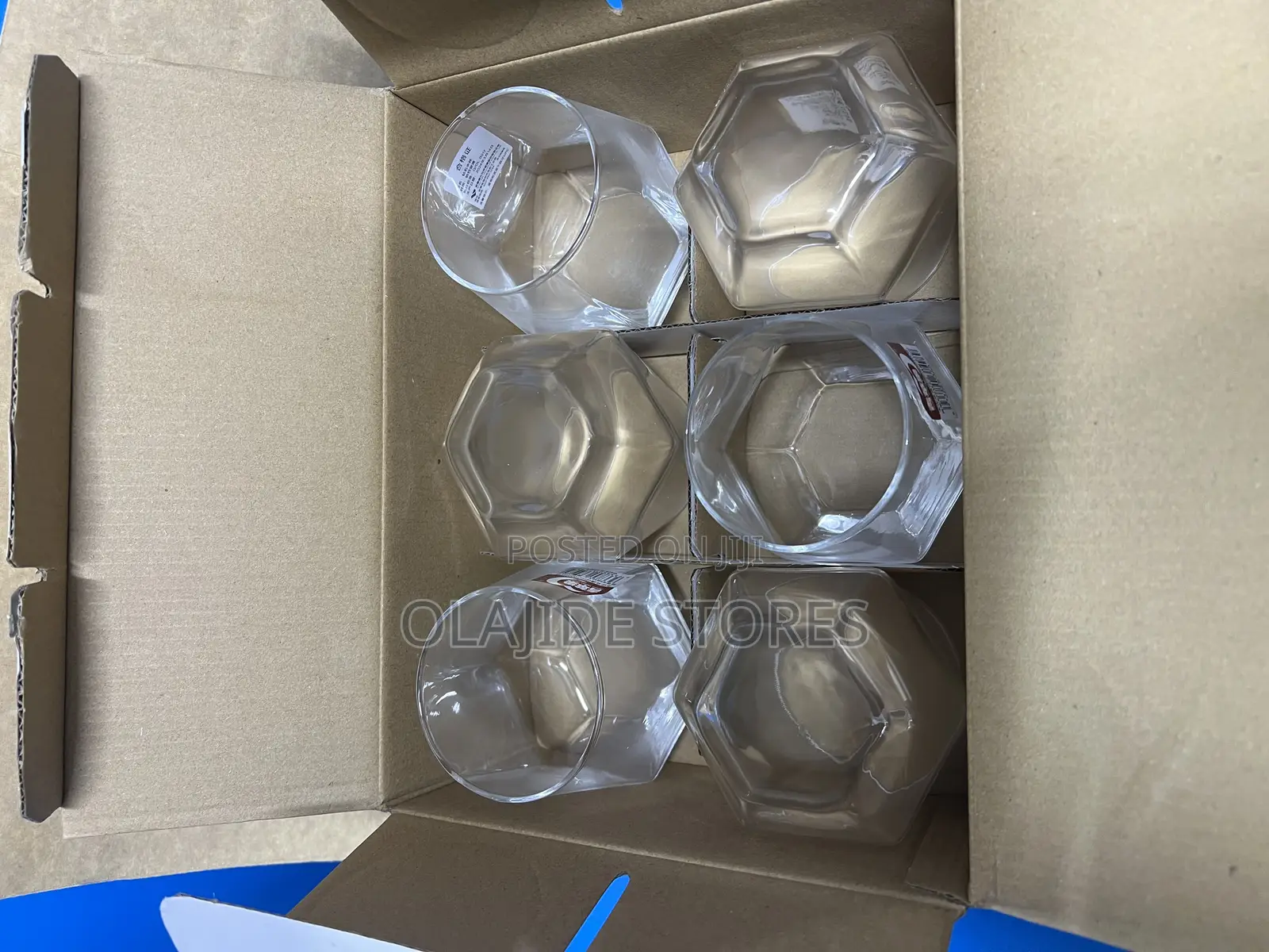 Deli Glass Diamond Water Cup