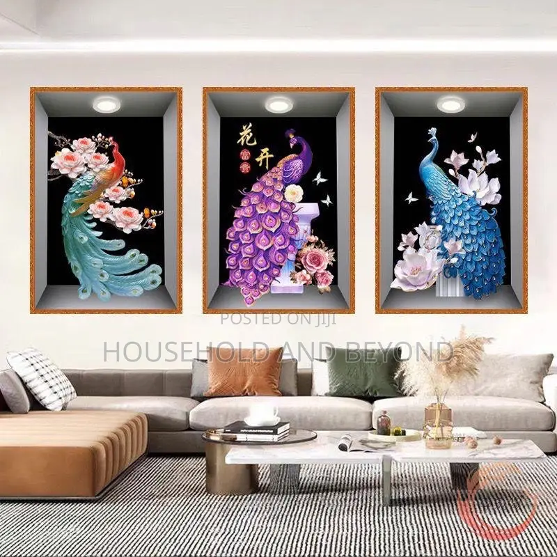 3 in 1 3d Home Decor Stickers Wall Stickers