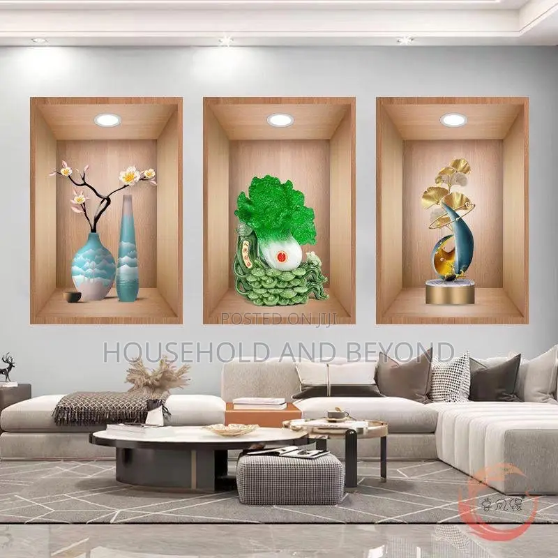 3 in 1 3d Home Decor Stickers Wall Stickers
