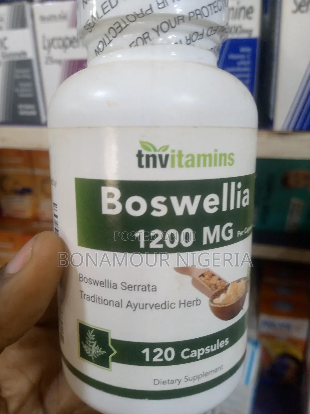 Tnvitamins Boswellia 1200mg X120 Caps