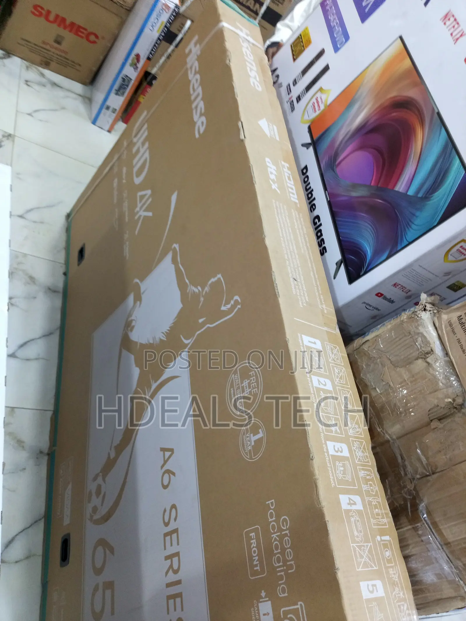 Available Hisense 65 Inch Vidaa Smart Tv 65a6h