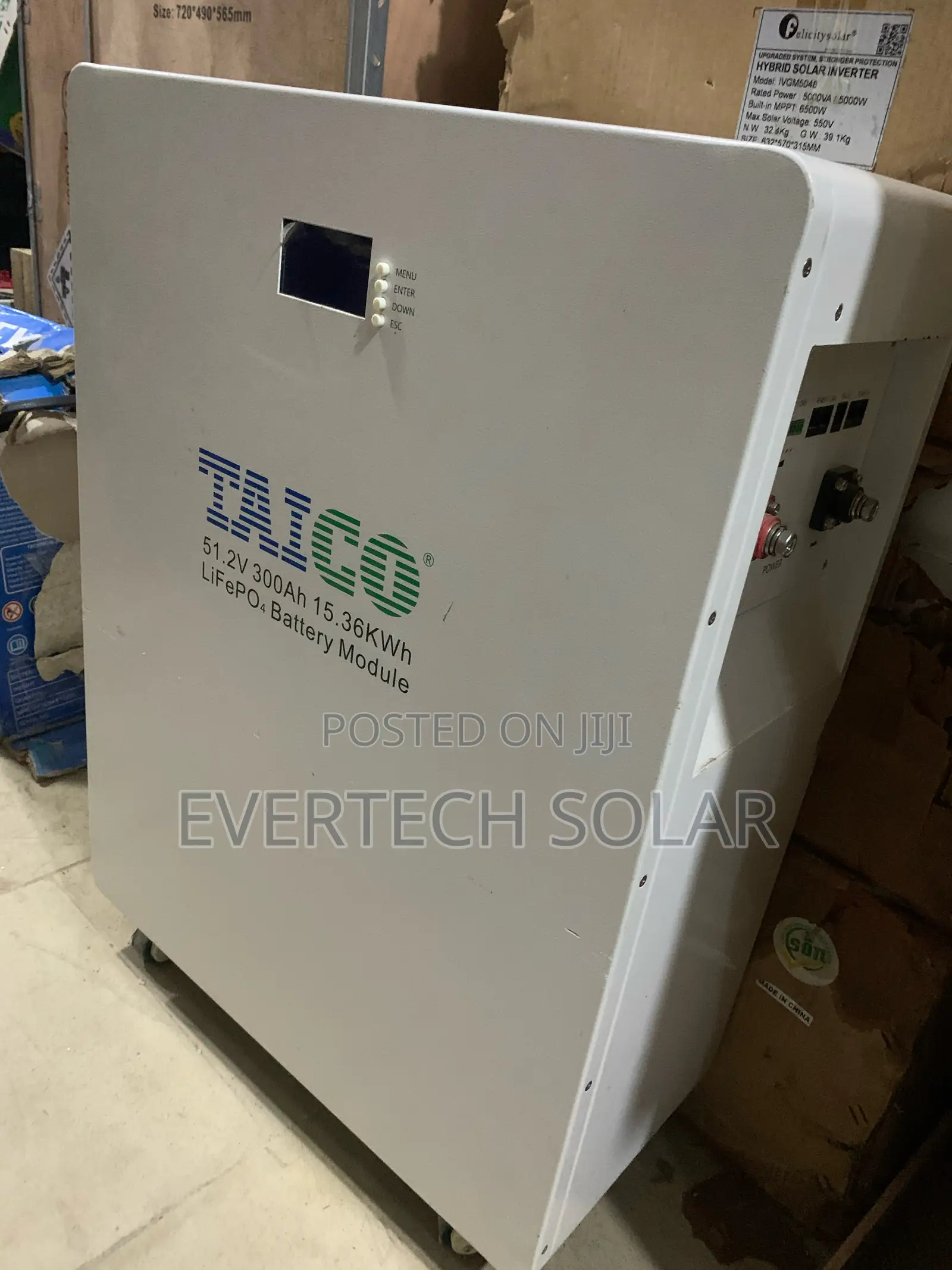 Taico 15kwhs Lithium Ion Battery Backup System
