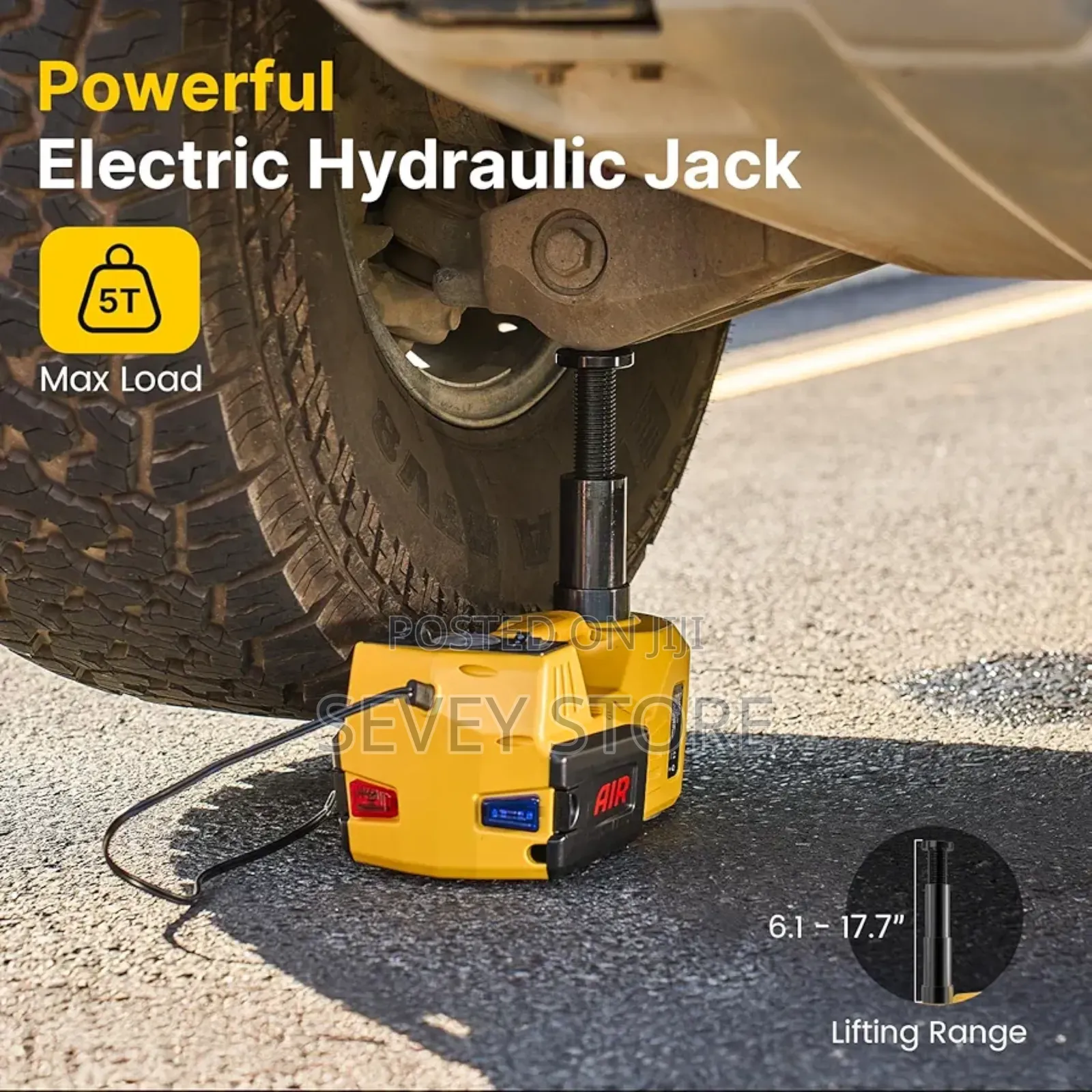 Car Jack Kit, 5 Ton 12v Hydraulic Car Jack Lift