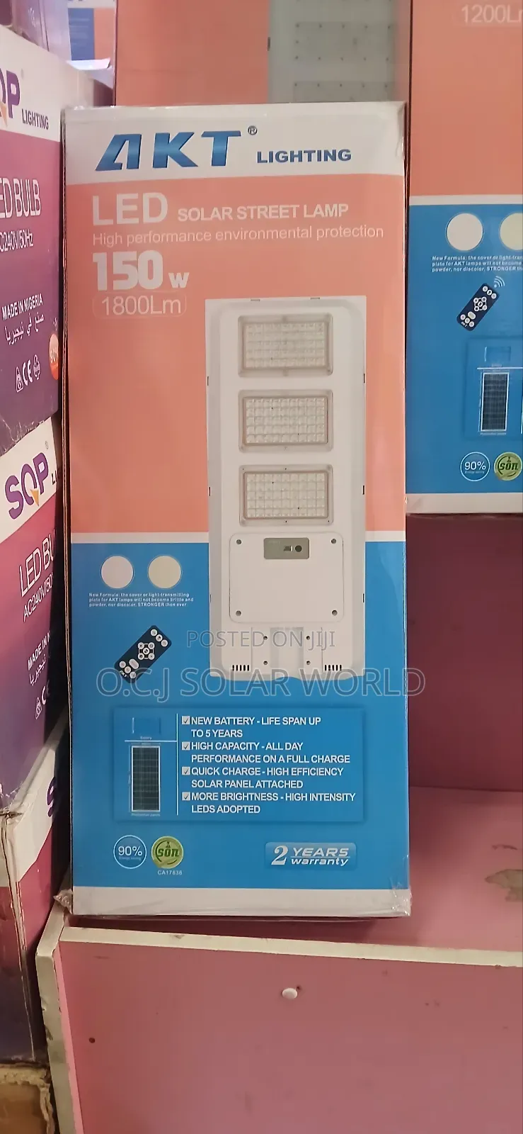 150watts Akt Solar Street Light All in One