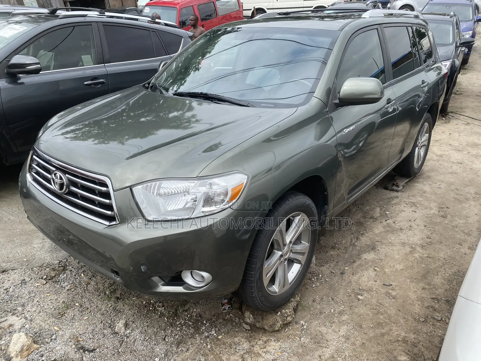 Toyota Highlander Sport 2008 Green
