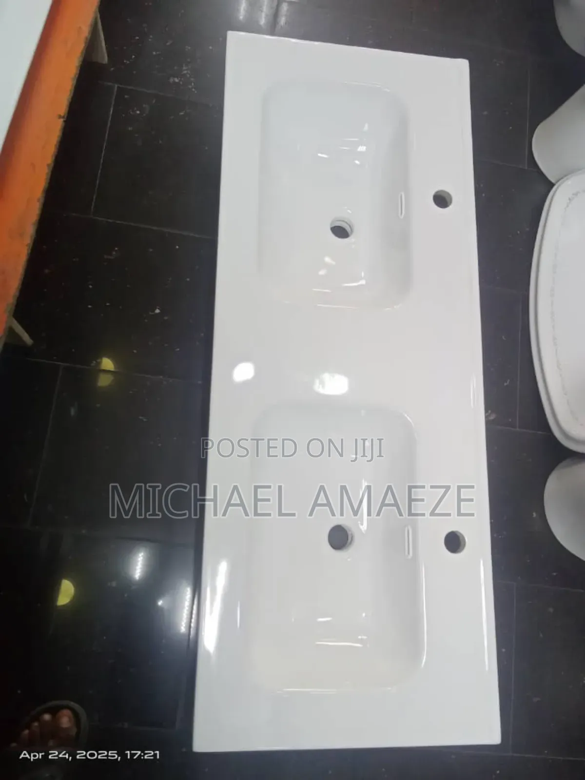 Double Wash Hand Basin 120 by 47cm