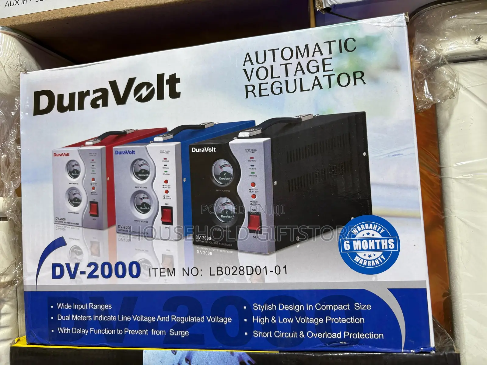 Duravolt Dv-2000watts Automatic Voltage Regulator