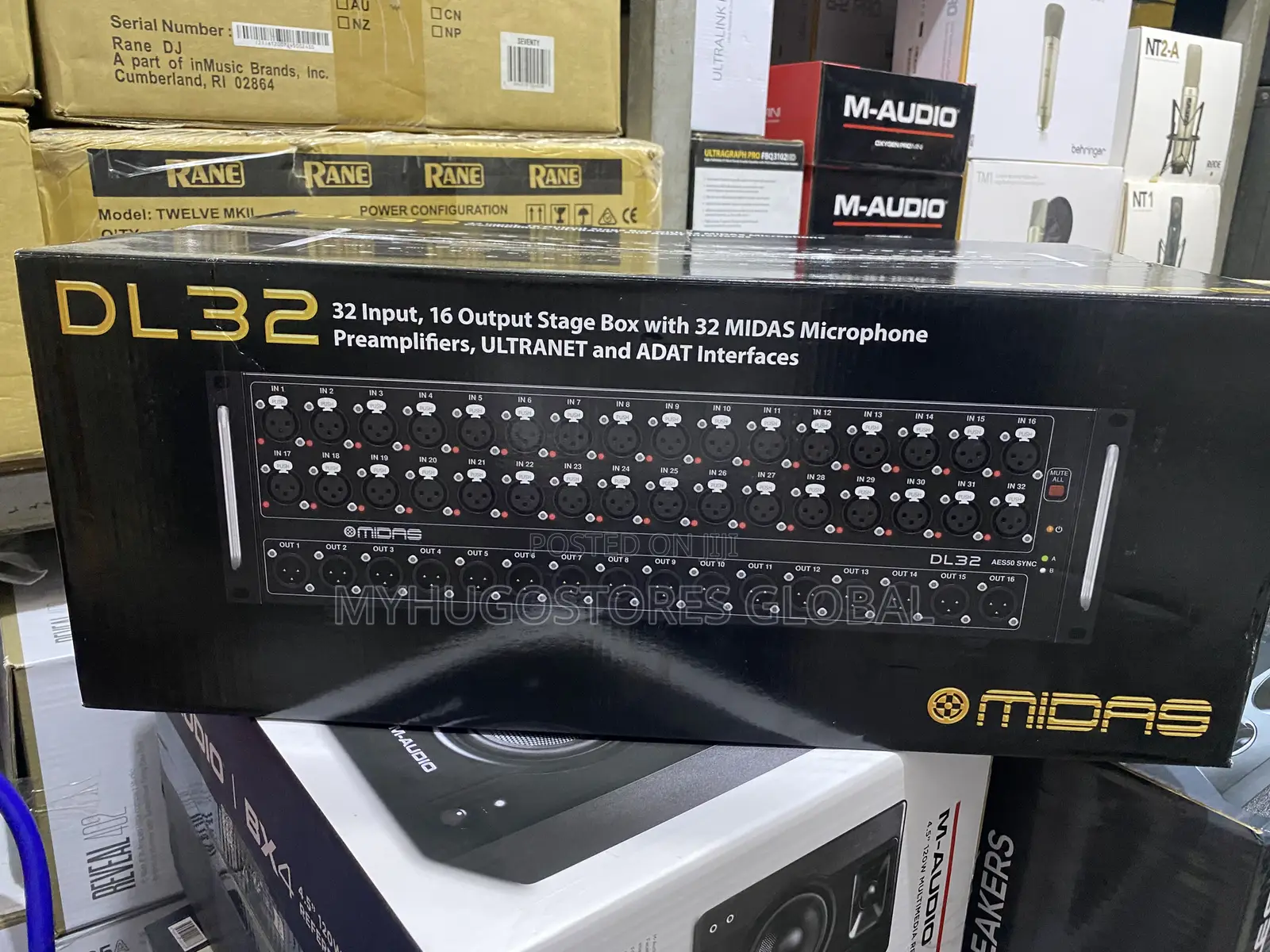 Midas Dl32 Digital I/O Stage Box