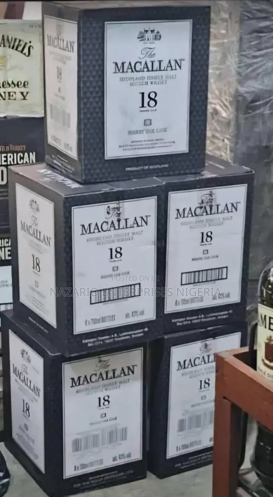 The Macallan 18yrs Single Malt Whisky – Carton of 12 Bottles