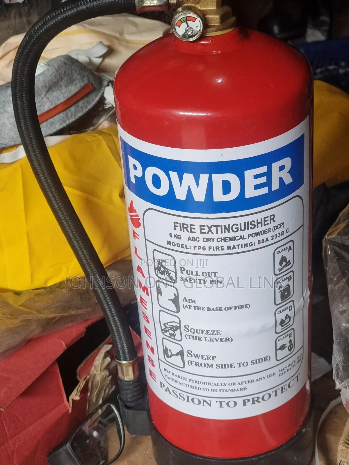 6kg Fire Extinguisher Powder