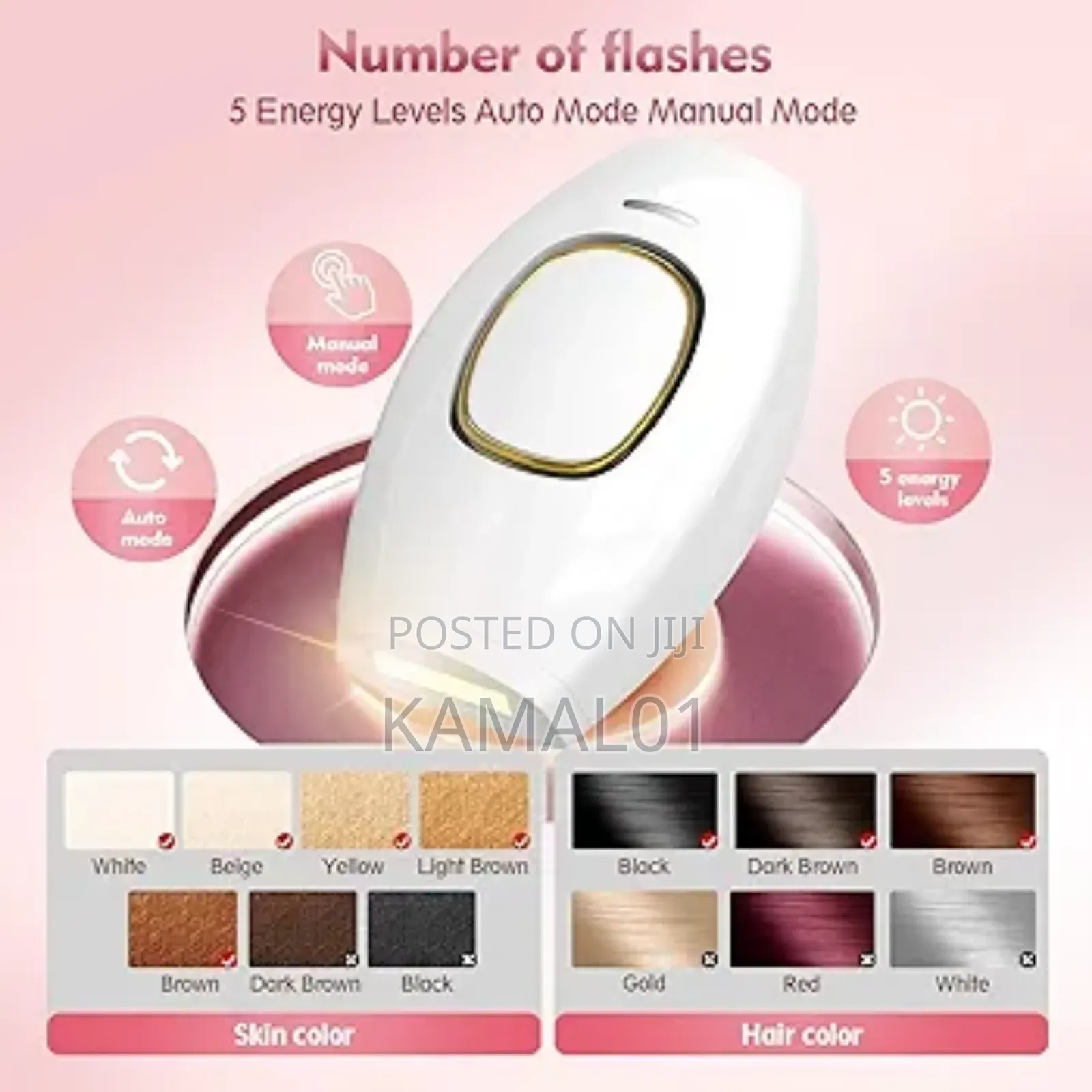 Ipl Laser Epilator- Laser Hair Removal For Women