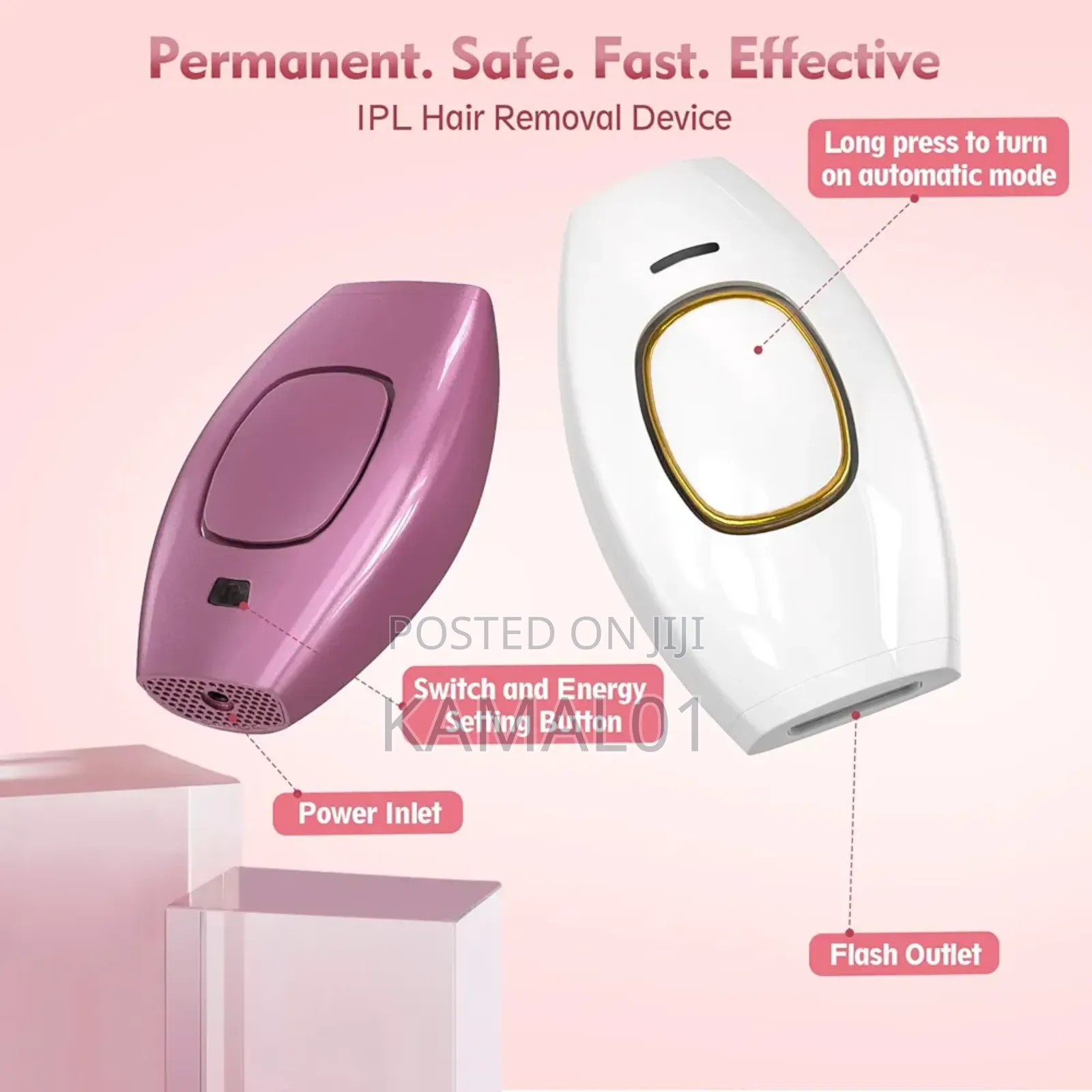Ipl Laser Epilator- Laser Hair Removal For Women