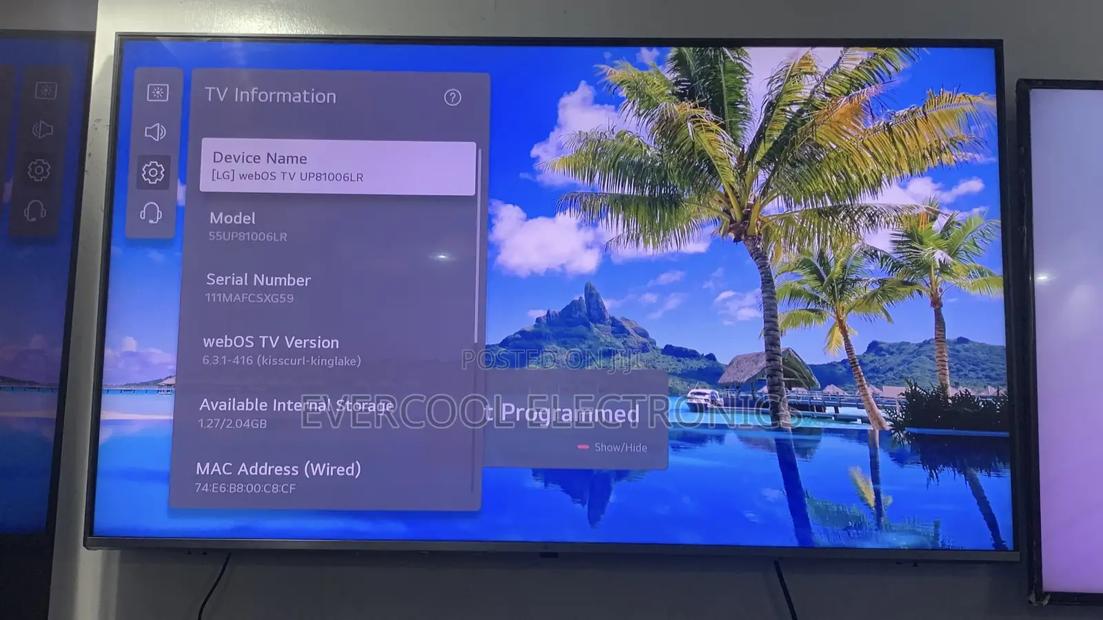 Premium 55” Lg Ultra Hd HDR Smart Tv With Ai Airplay