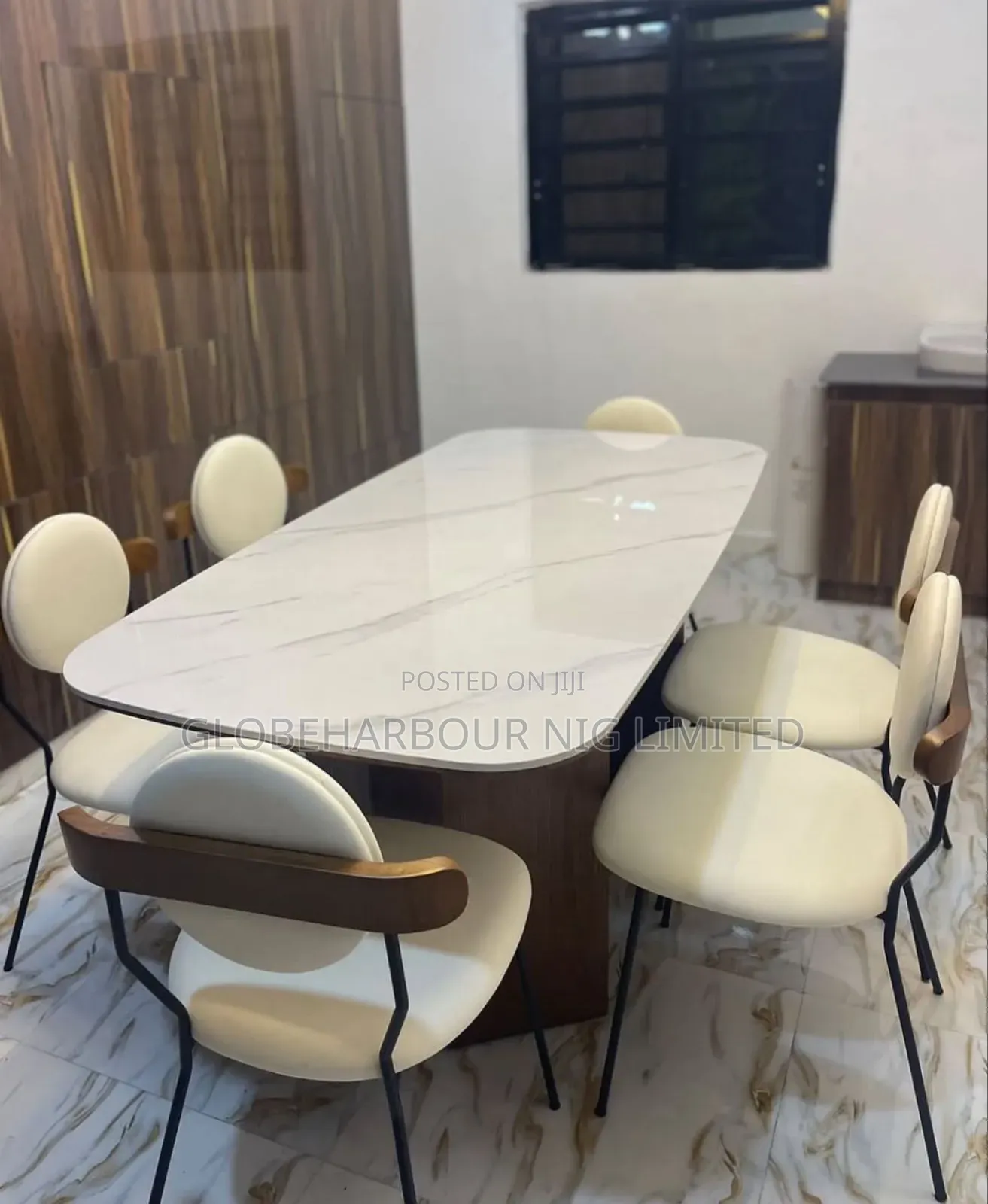 Luxury Mable Top Turkish High-Quality Dinning Set
