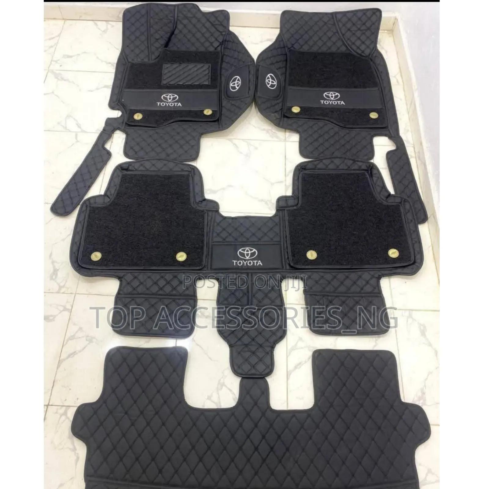 3 Rows Double Layer Foot Mat for Highlander
