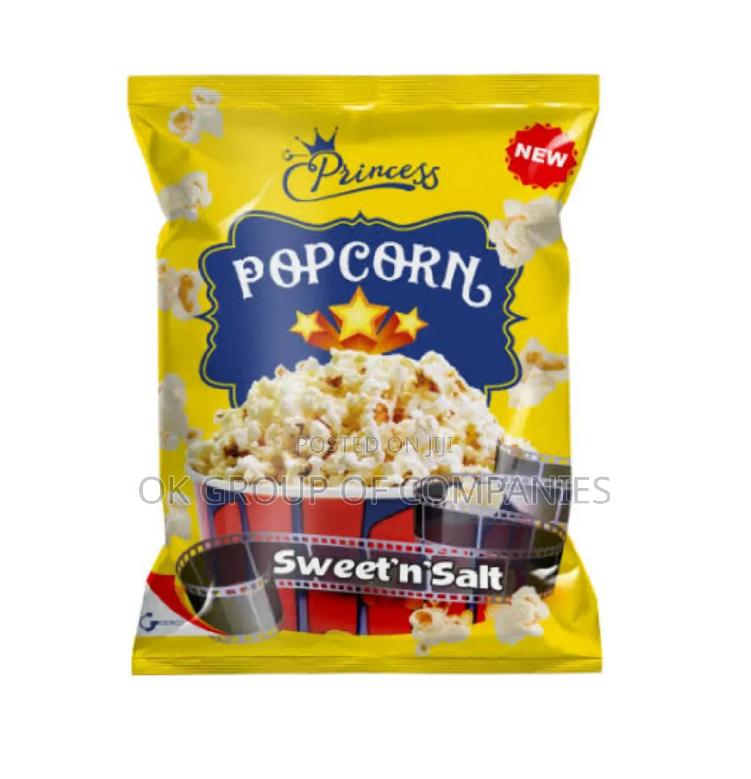 Popcorn Packaging Nylon Wrappers Printing in Lagos Nigeria