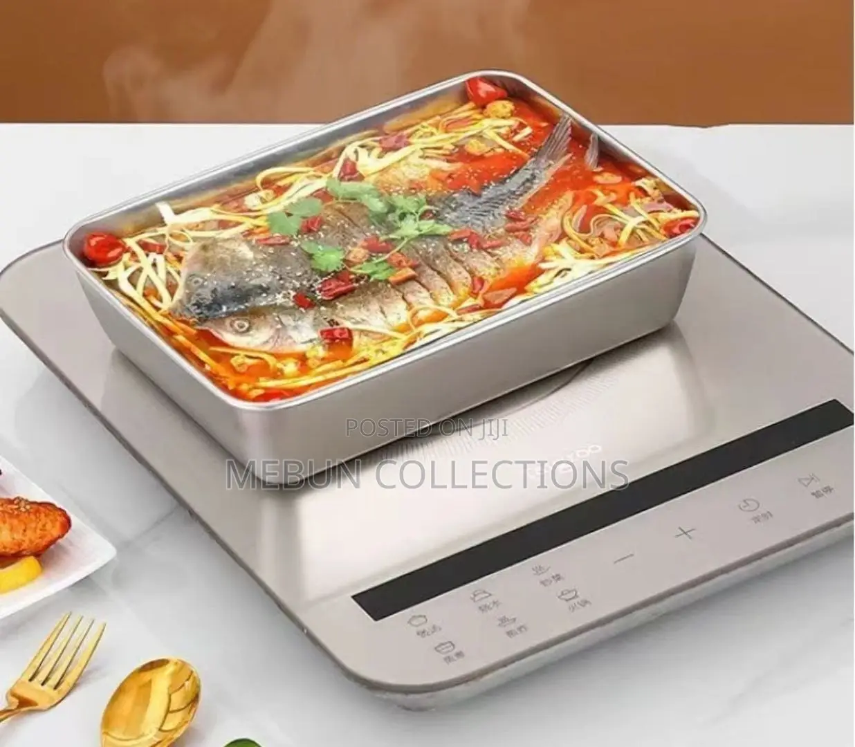 3pcs Stainless Steel Food Container With Lid