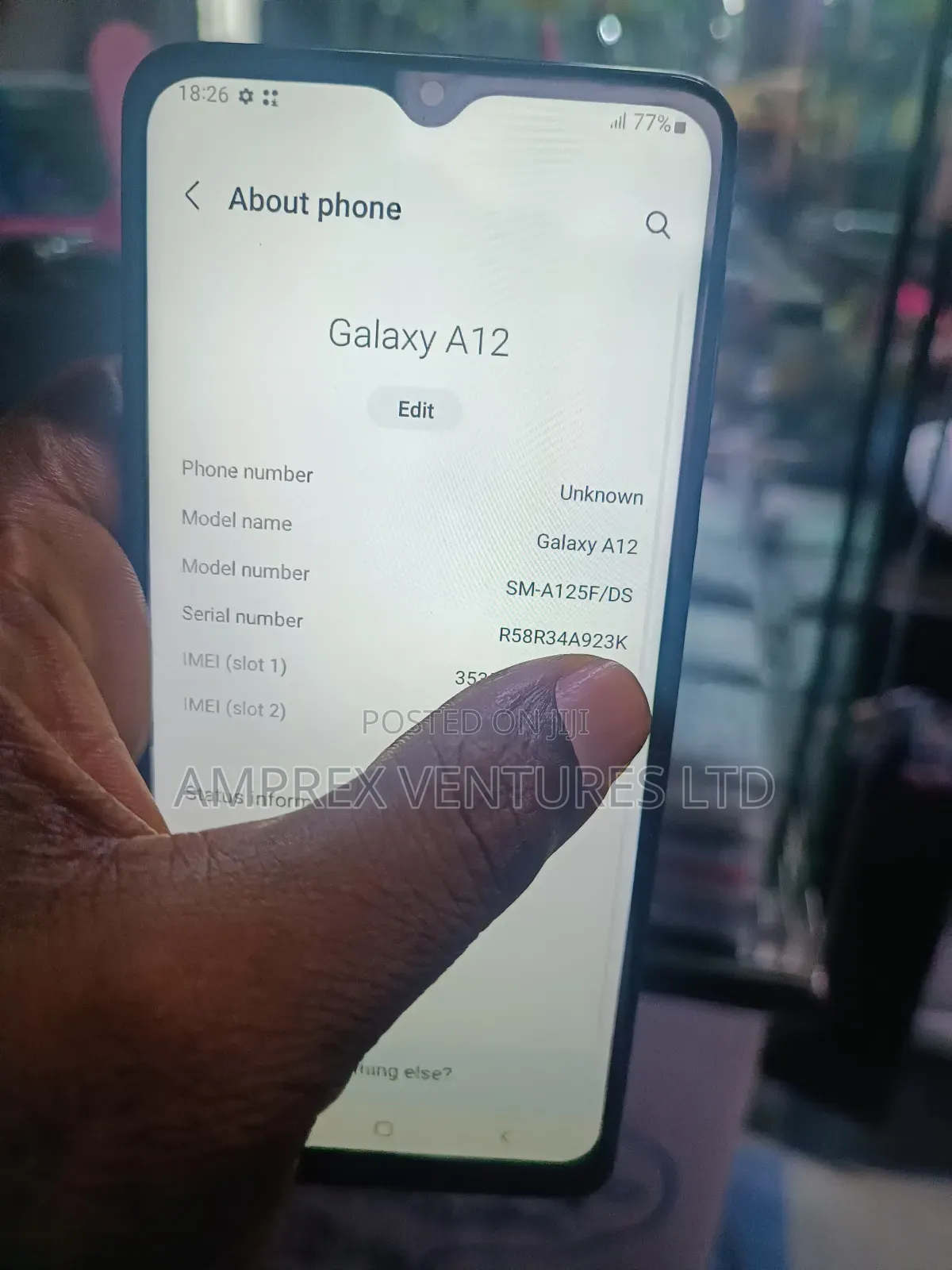 Samsung Galaxy A12 128 GB Black