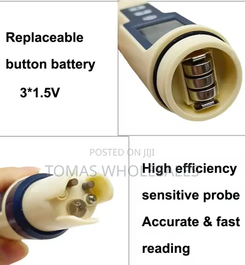 5-in-1 Digital Water Quality Tester(Ph,Temp,Tds,Ec Salinity)