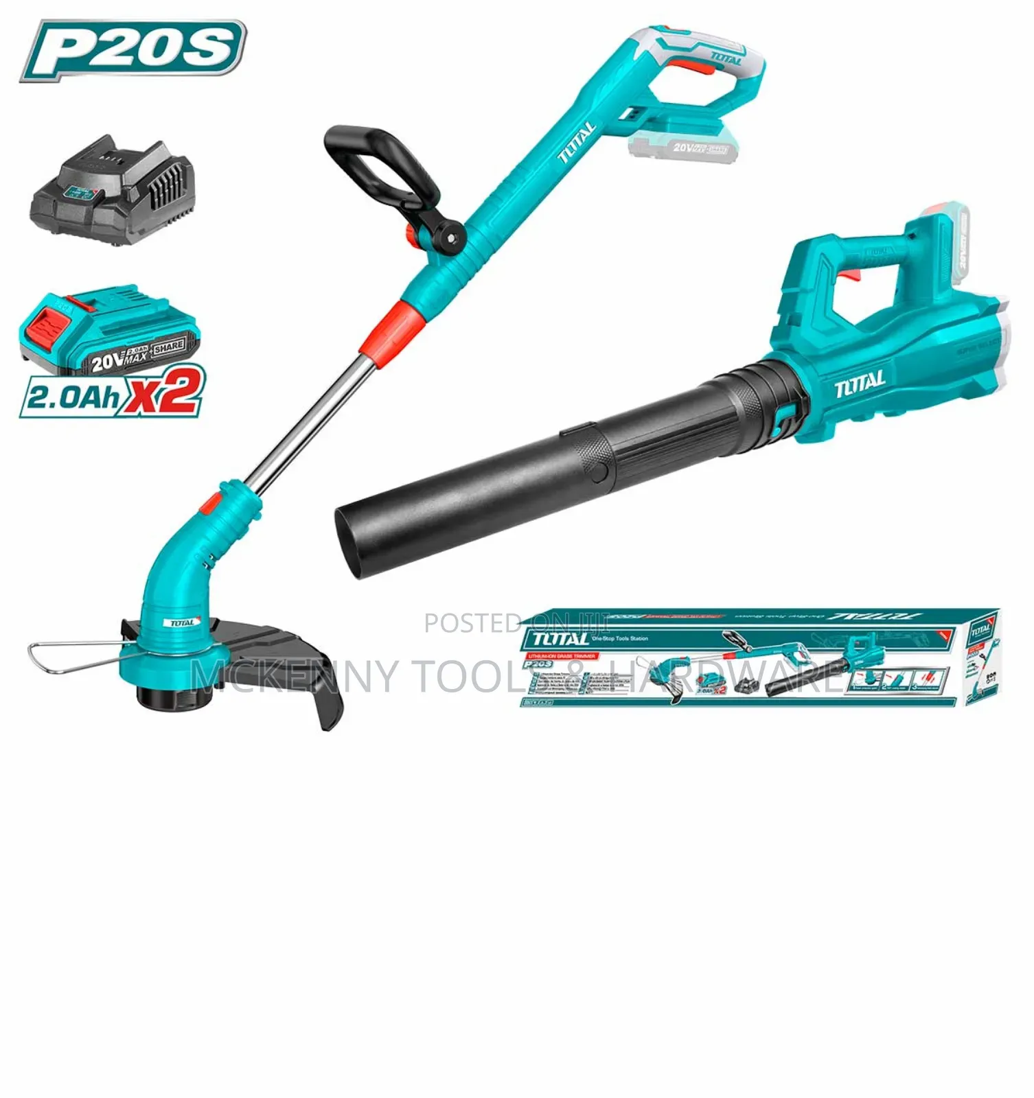 Tosli23024 Li-Ion Grass Trimmer and Blower Combo