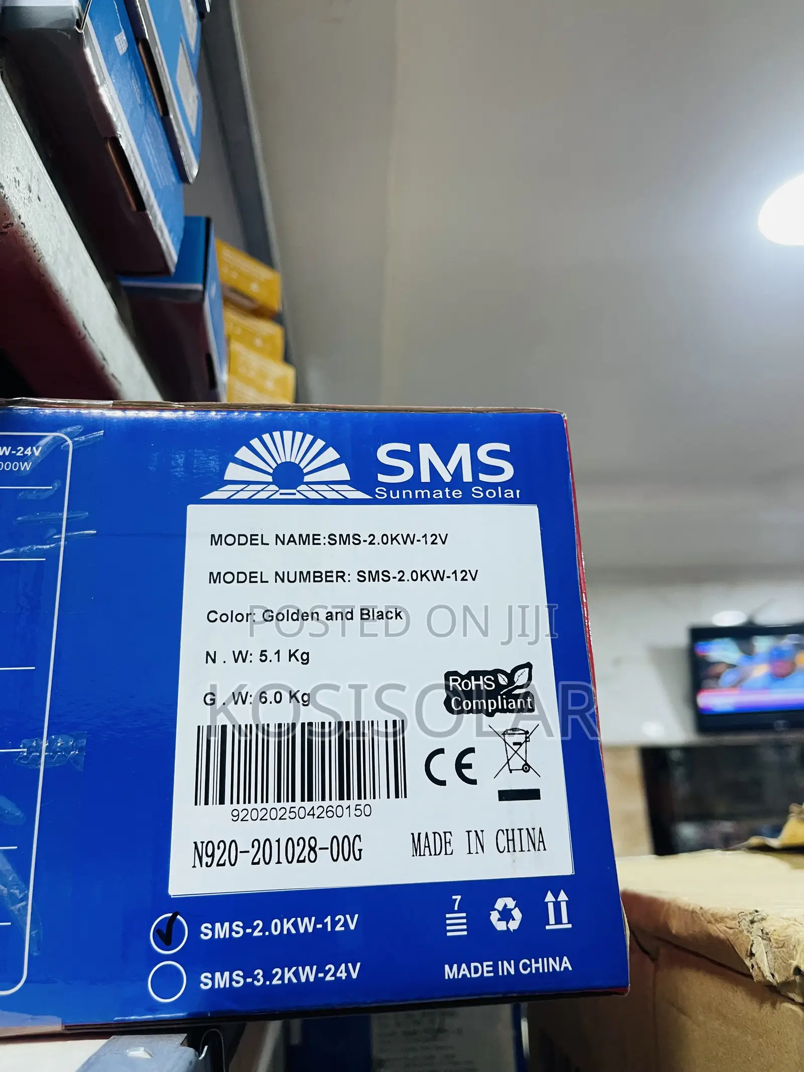 2kva 12v SMS Hybrid Inverter