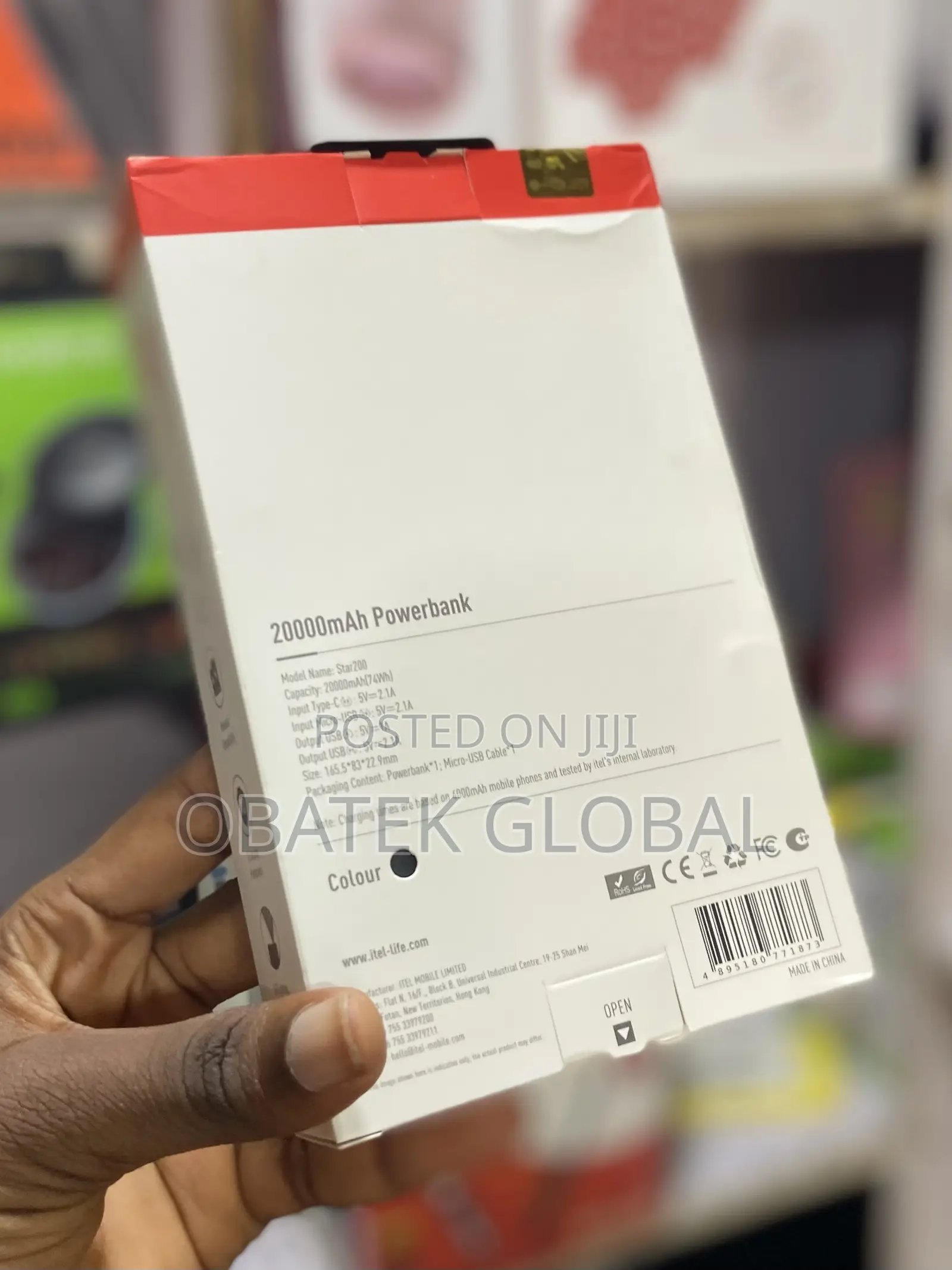 20kmah Itel Powerbank