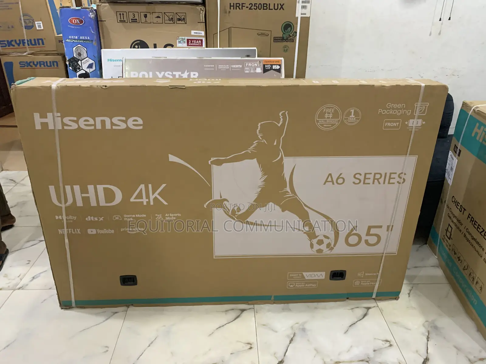 Brand New Hisense 65inch A6 Series Uhd Smart Tv