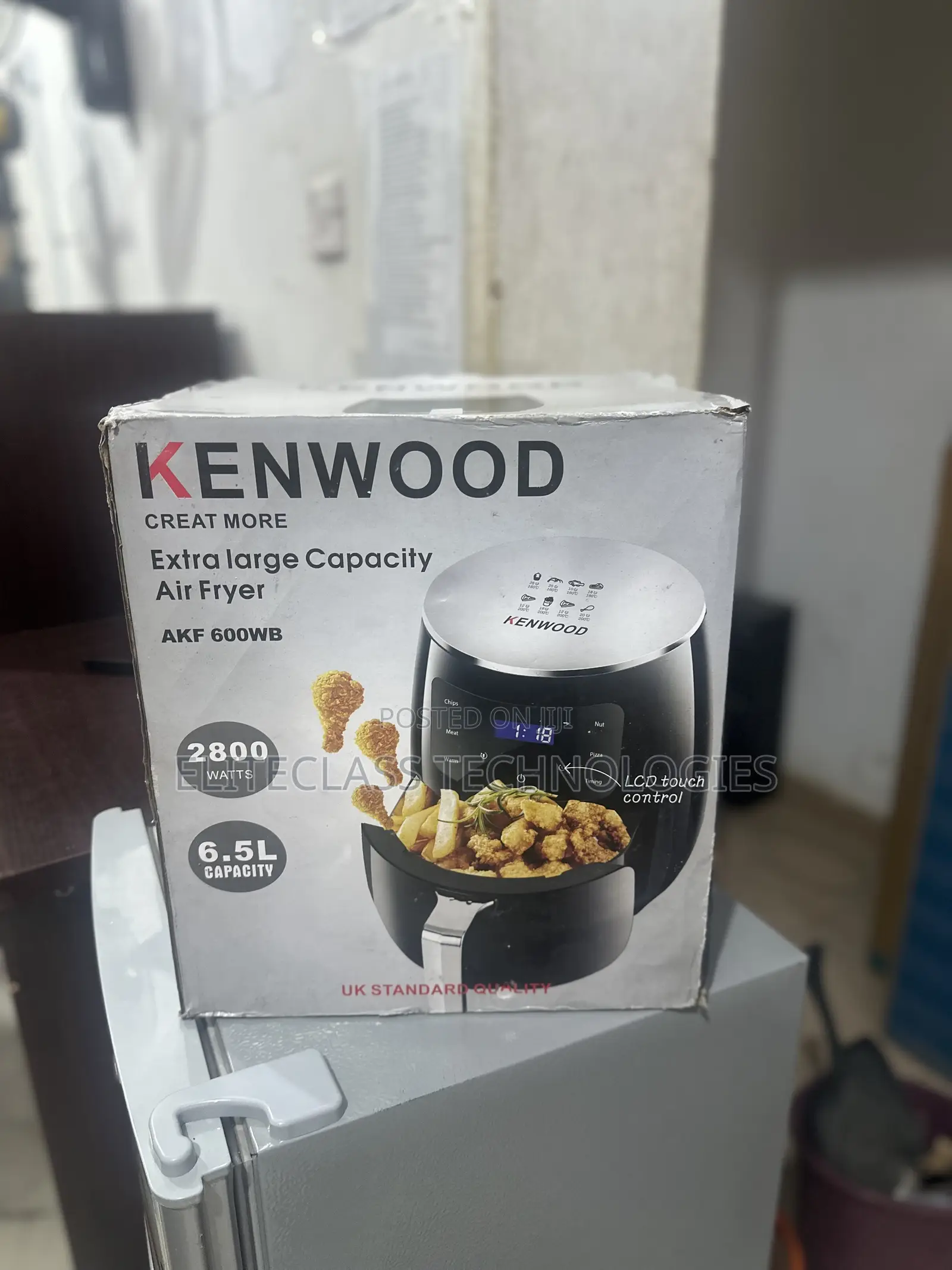 Kenwood Turboair 6.5l Extra Large Capacity Air Fryer