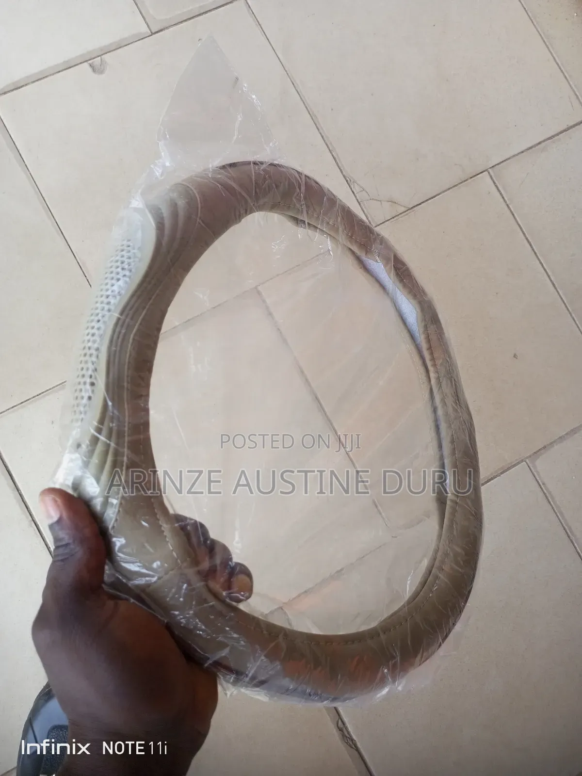 Leather Steering Wheel Cover Universal Fit